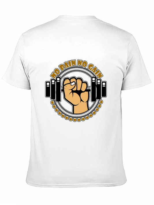No Pain No Gain Workout T-Shirt - Black