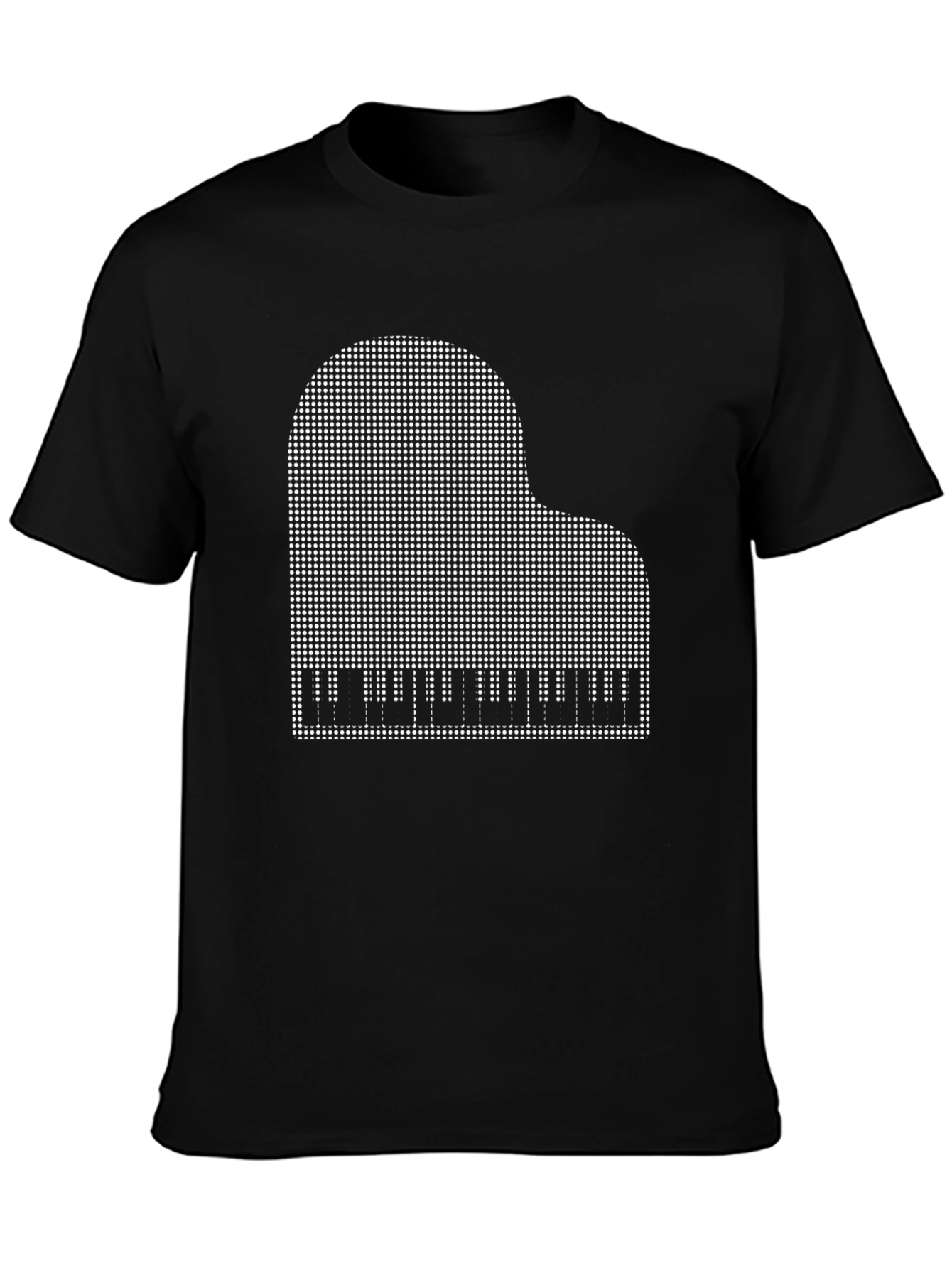 Piano Graphic Tee - Music Lovers T-Shirt