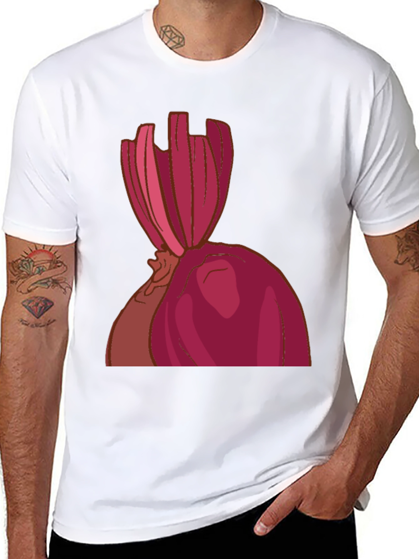 Beetroot Graphic T-Shirt - Unique Vegetable Tee