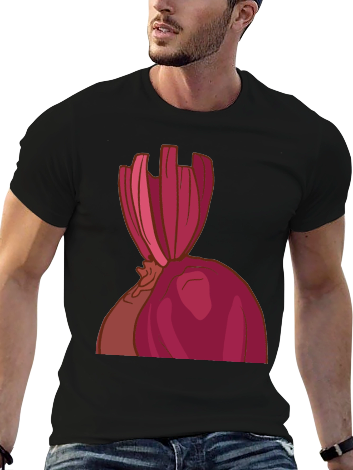Beetroot Graphic T-Shirt - Unique Vegetable Tee