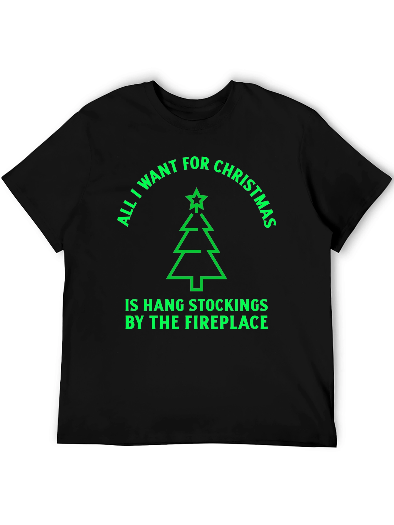 Christmas Tree Stockings T-Shirt