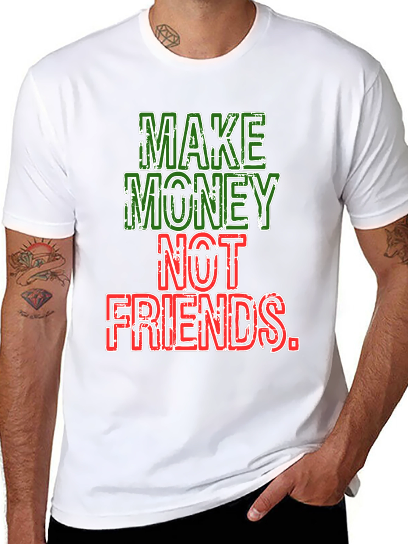 Make Money Not Friends Graphic Tee