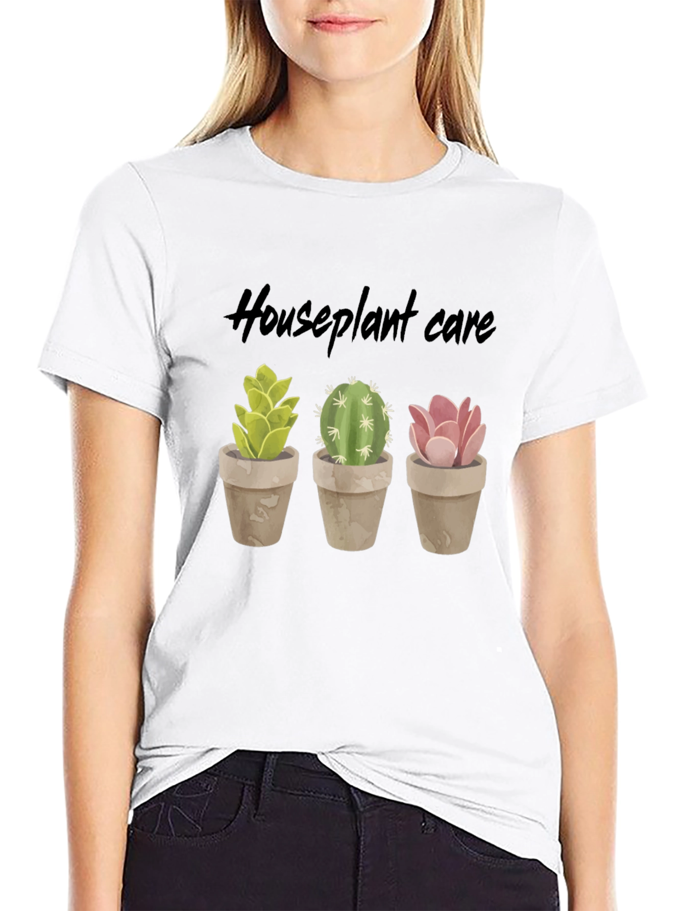 Houseplant Care T-Shirt - Cactus & Succulent Lover