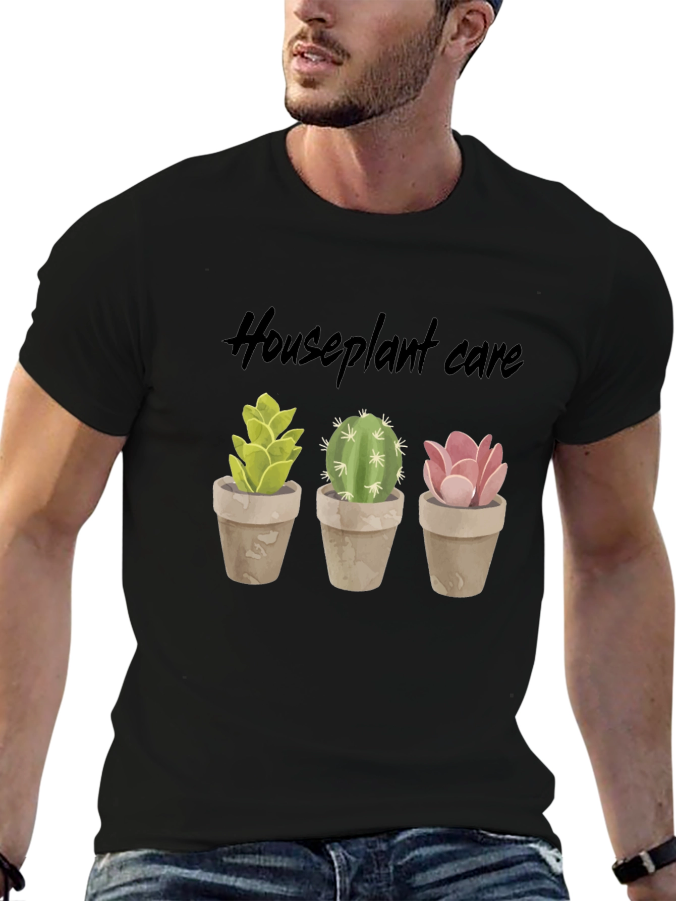 Houseplant Care T-Shirt - Cactus & Succulent Lover