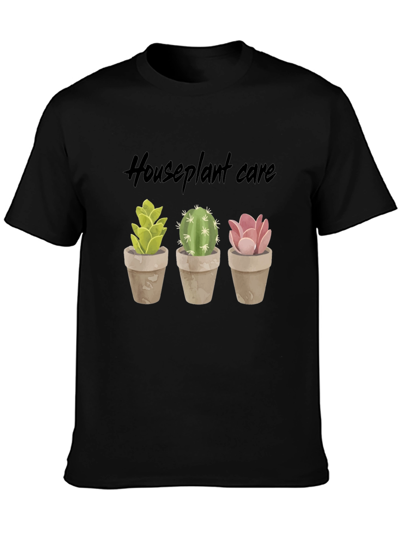 Houseplant Care T-Shirt - Cactus & Succulent Lover