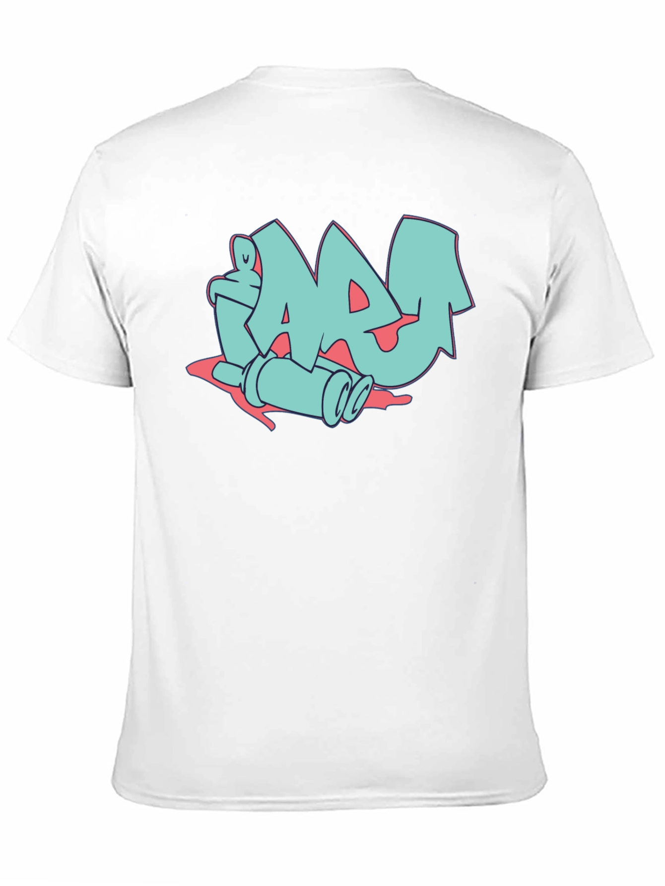 Graffiti Style Graphic Print Tee
