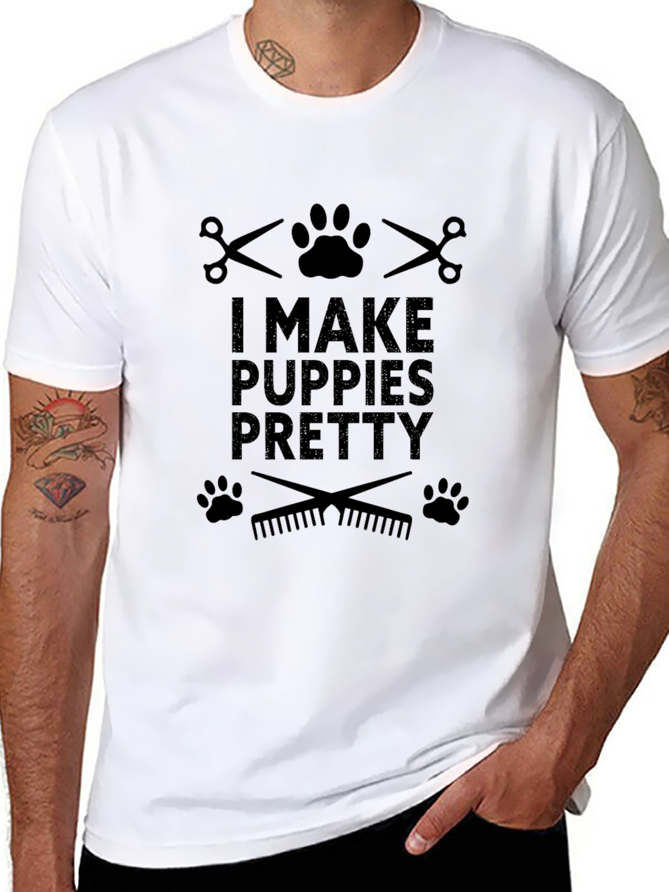 I Make Puppies Pretty T-Shirt