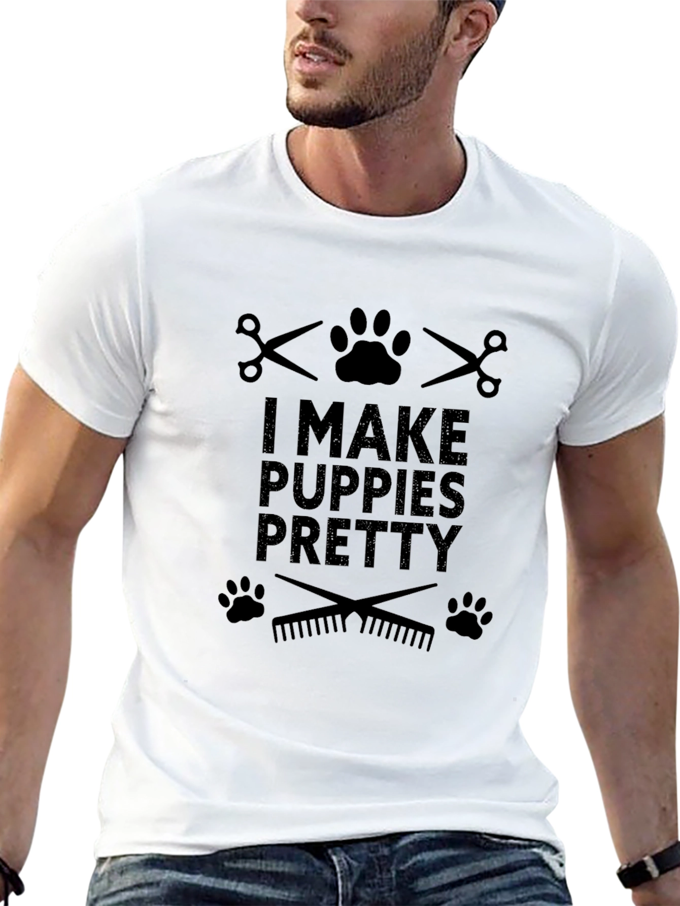 I Make Puppies Pretty T-Shirt