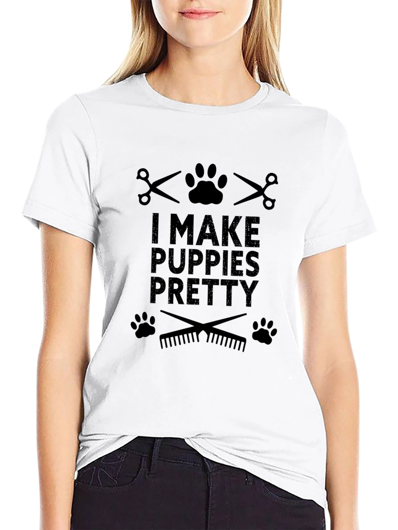 I Make Puppies Pretty T-Shirt