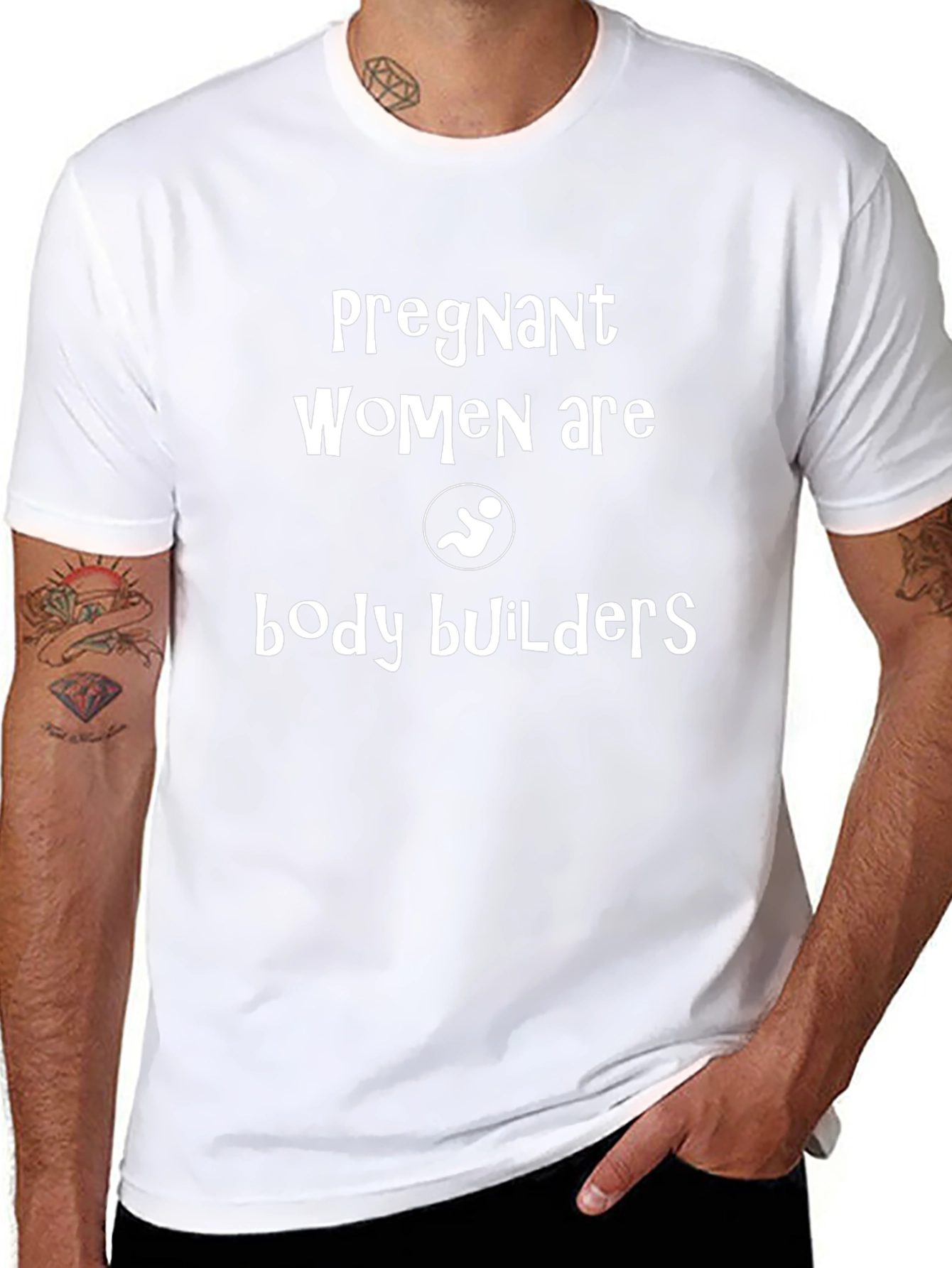 Pregnant Women are Body Builders Tee