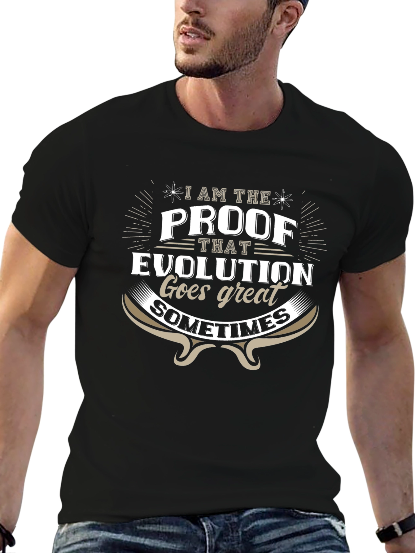 Evolution Funny Graphic T-Shirt