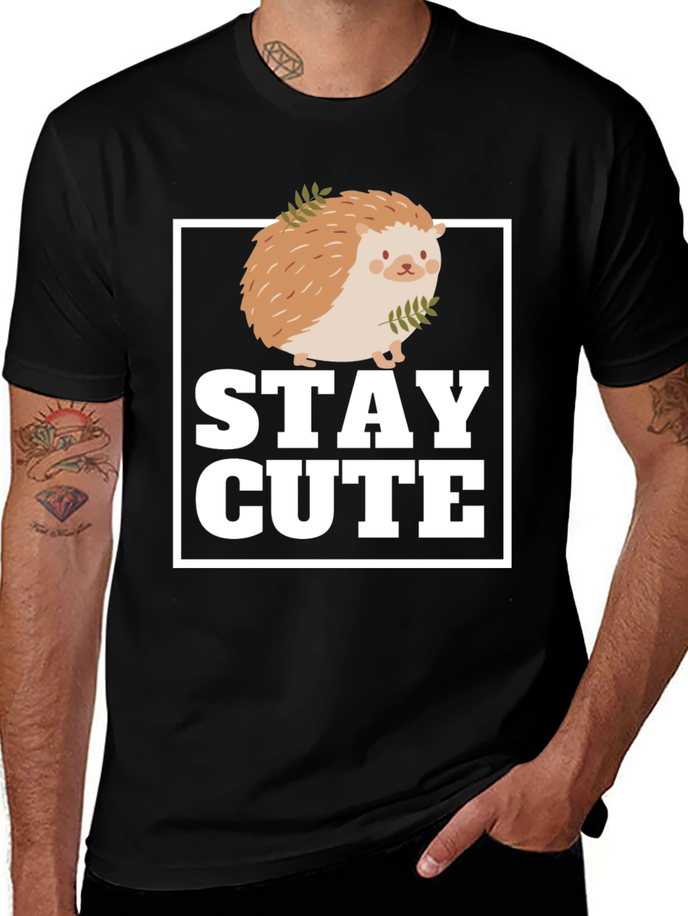 Stay Cute Hedgehog T-Shirt