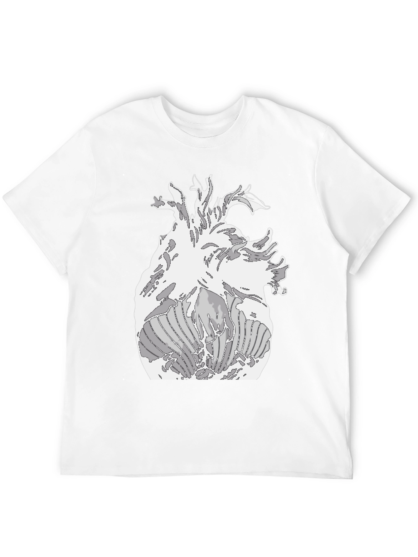 Anatomical Heart Graphic Tee - Black