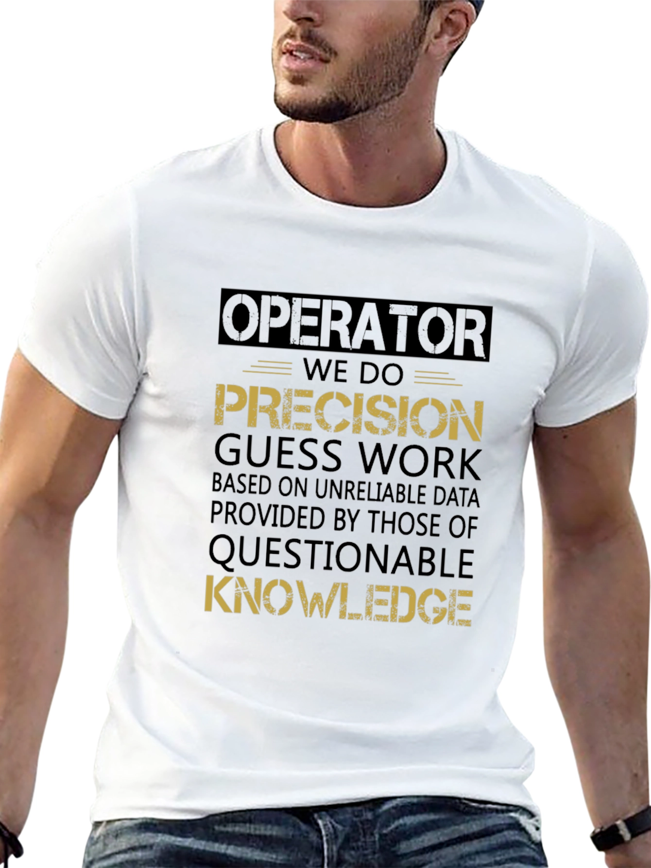 Operator Precision Guess Work Graphic Tee