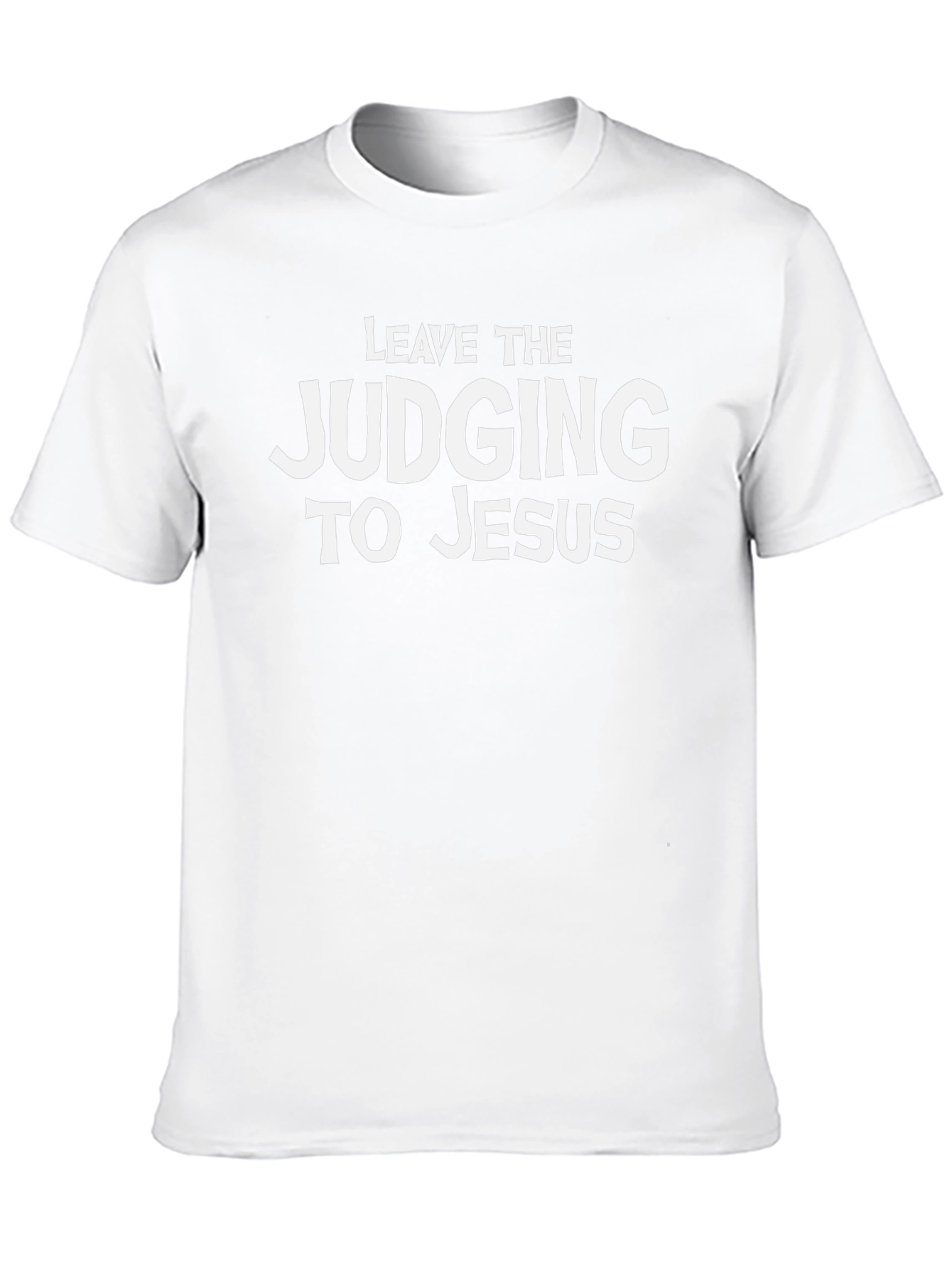Leave the Judging to Jesus Black T-Shirt