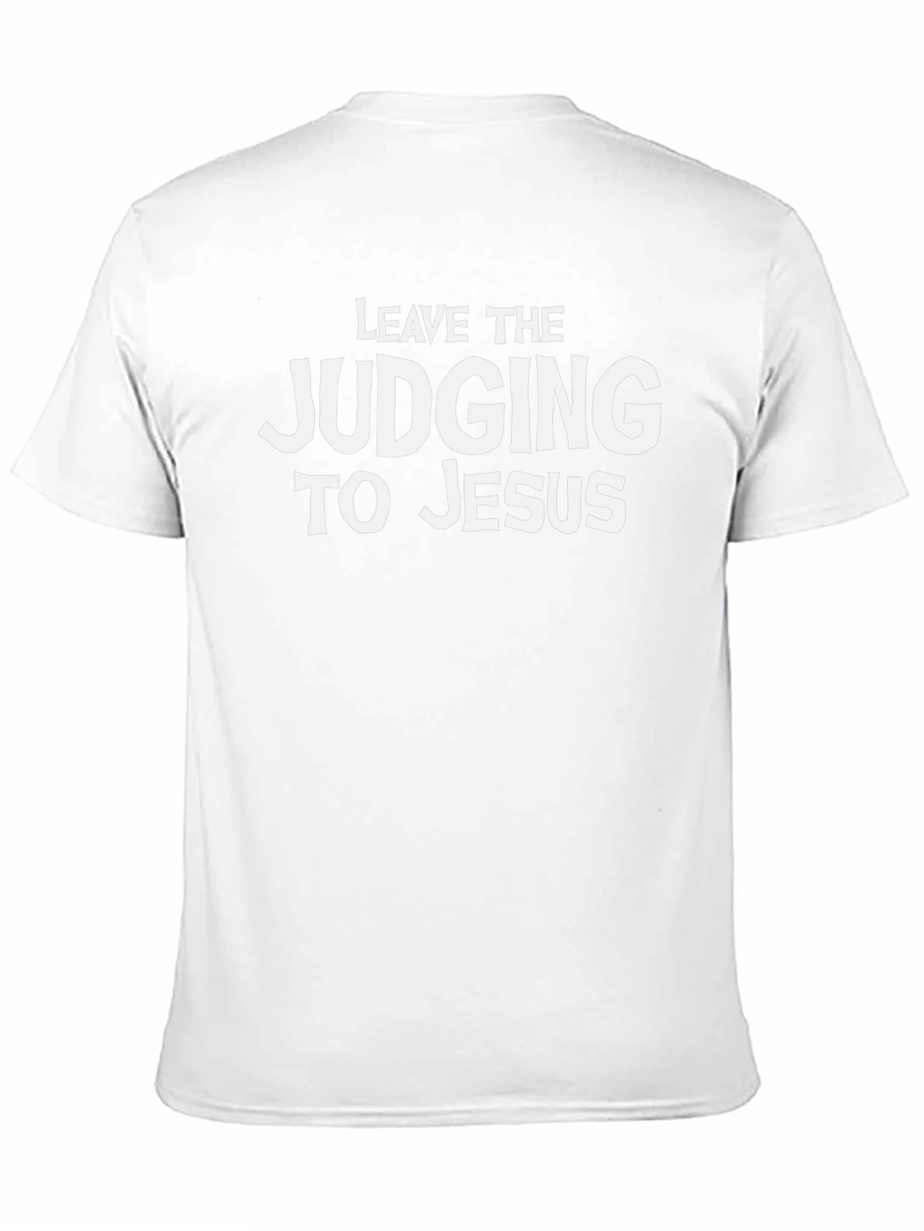 Leave the Judging to Jesus Black T-Shirt
