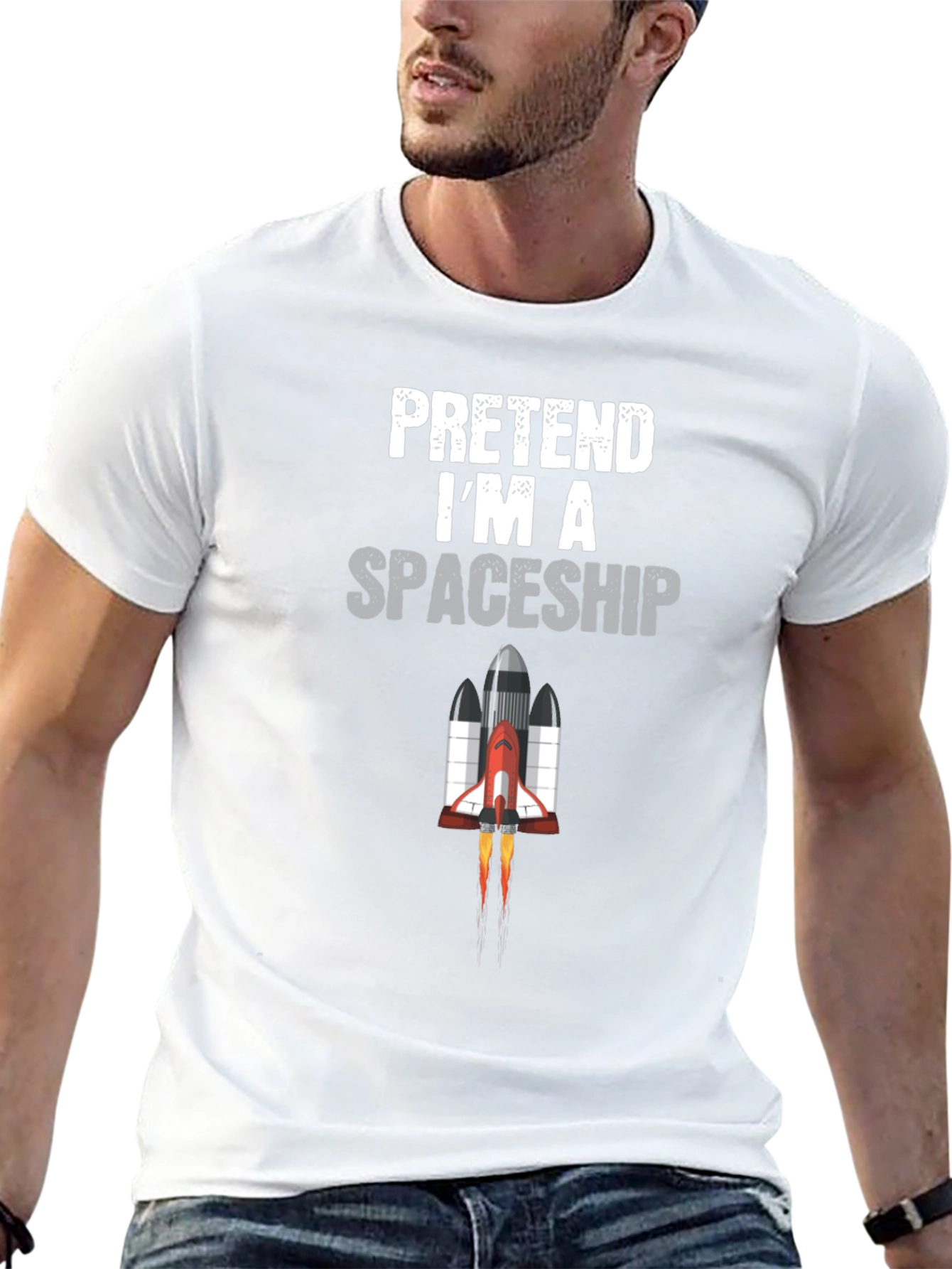 Pretend Im a Spaceship Funny T-Shirt