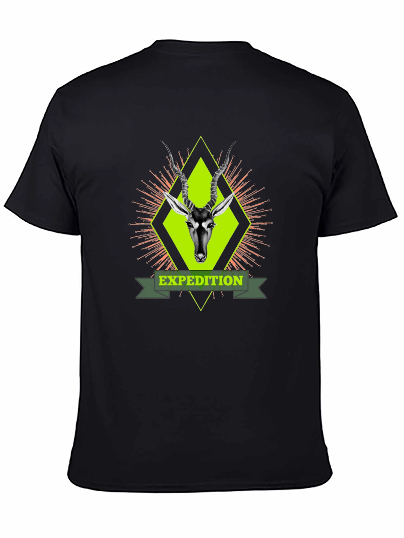 Expedition Antelope Graphic T-Shirt - Black