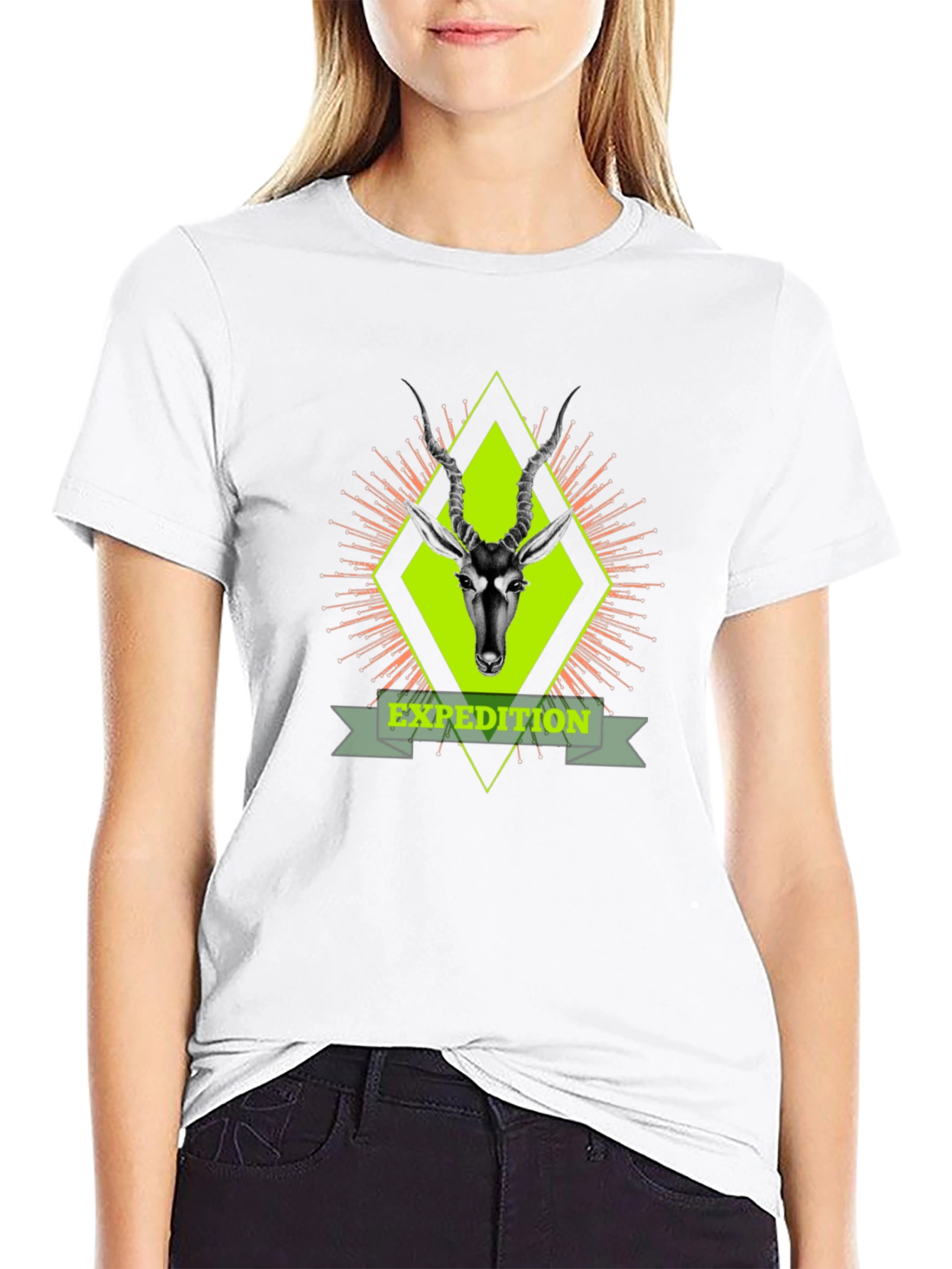 Expedition Antelope Graphic T-Shirt - Black