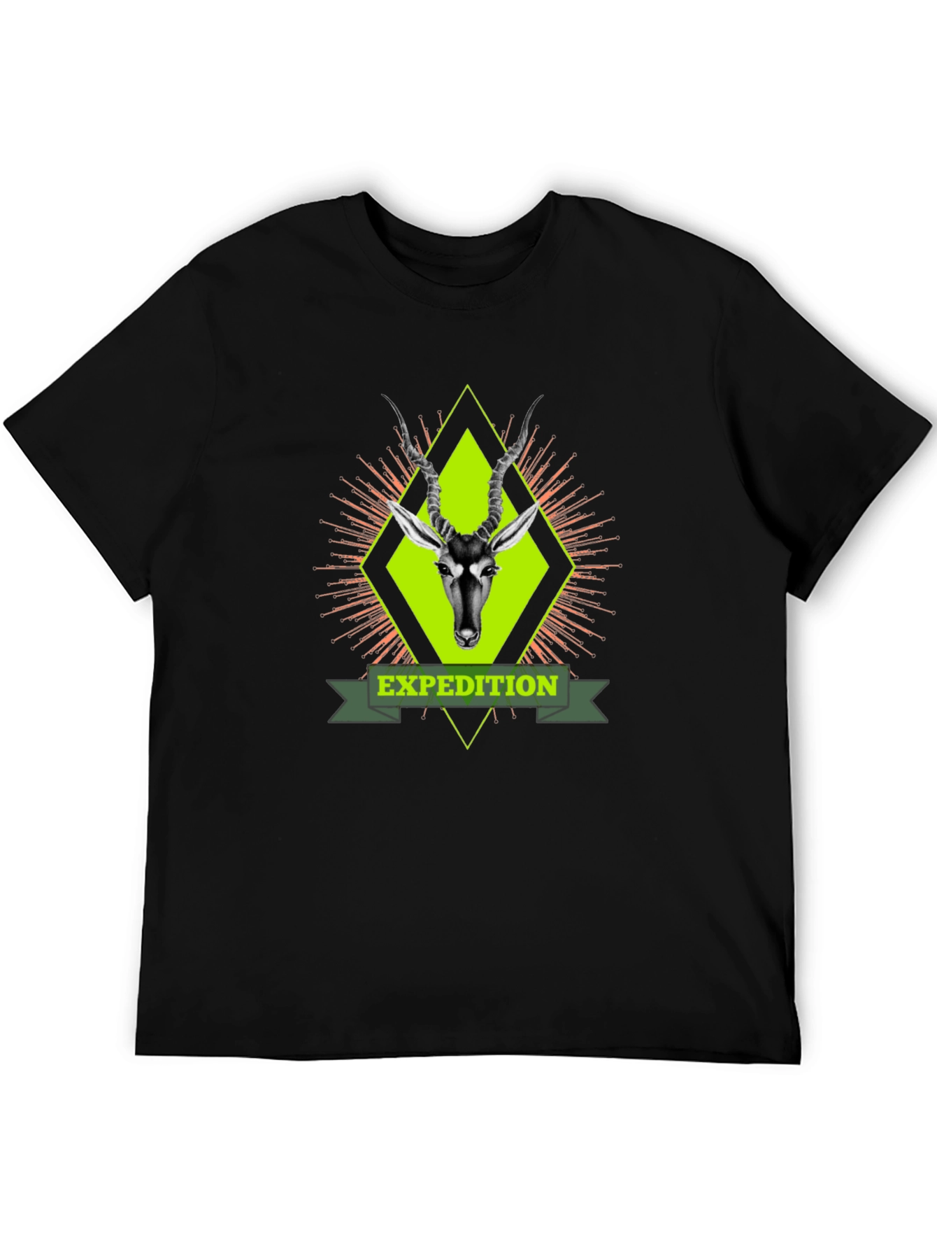 Expedition Antelope Graphic T-Shirt - Black