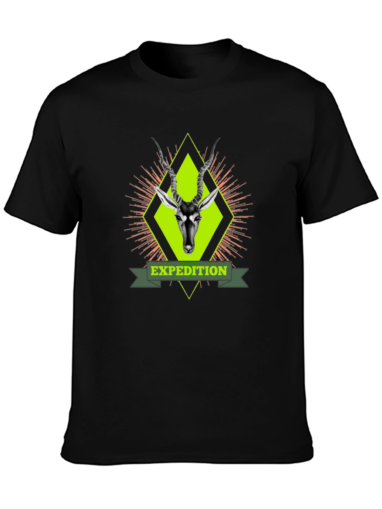 Expedition Antelope Graphic T-Shirt - Black