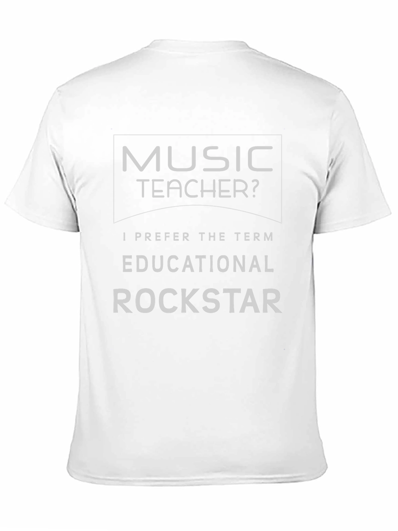 Music Teacher Educational Rockstar Graphic T-Shirt