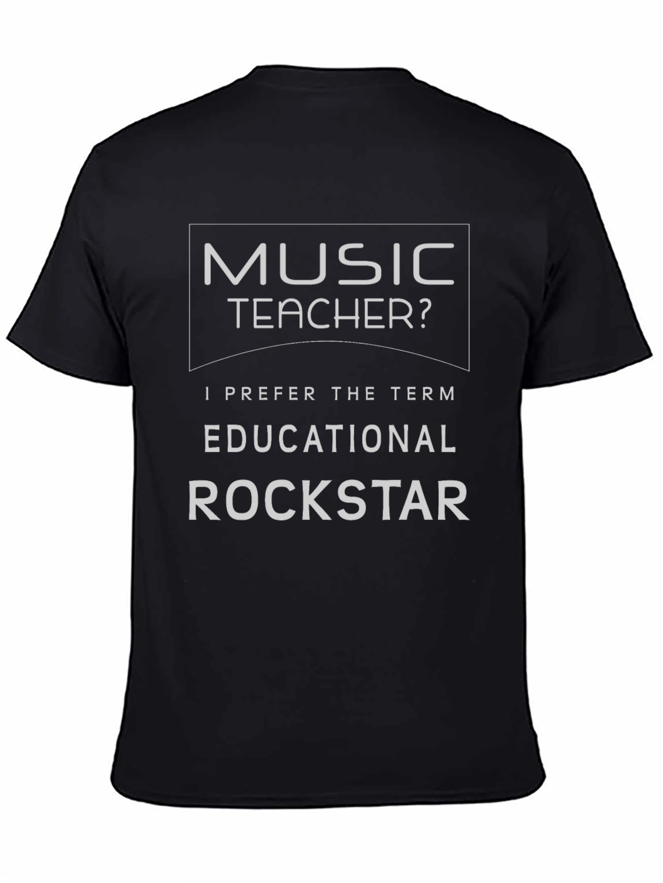 Music Teacher Educational Rockstar Graphic T-Shirt