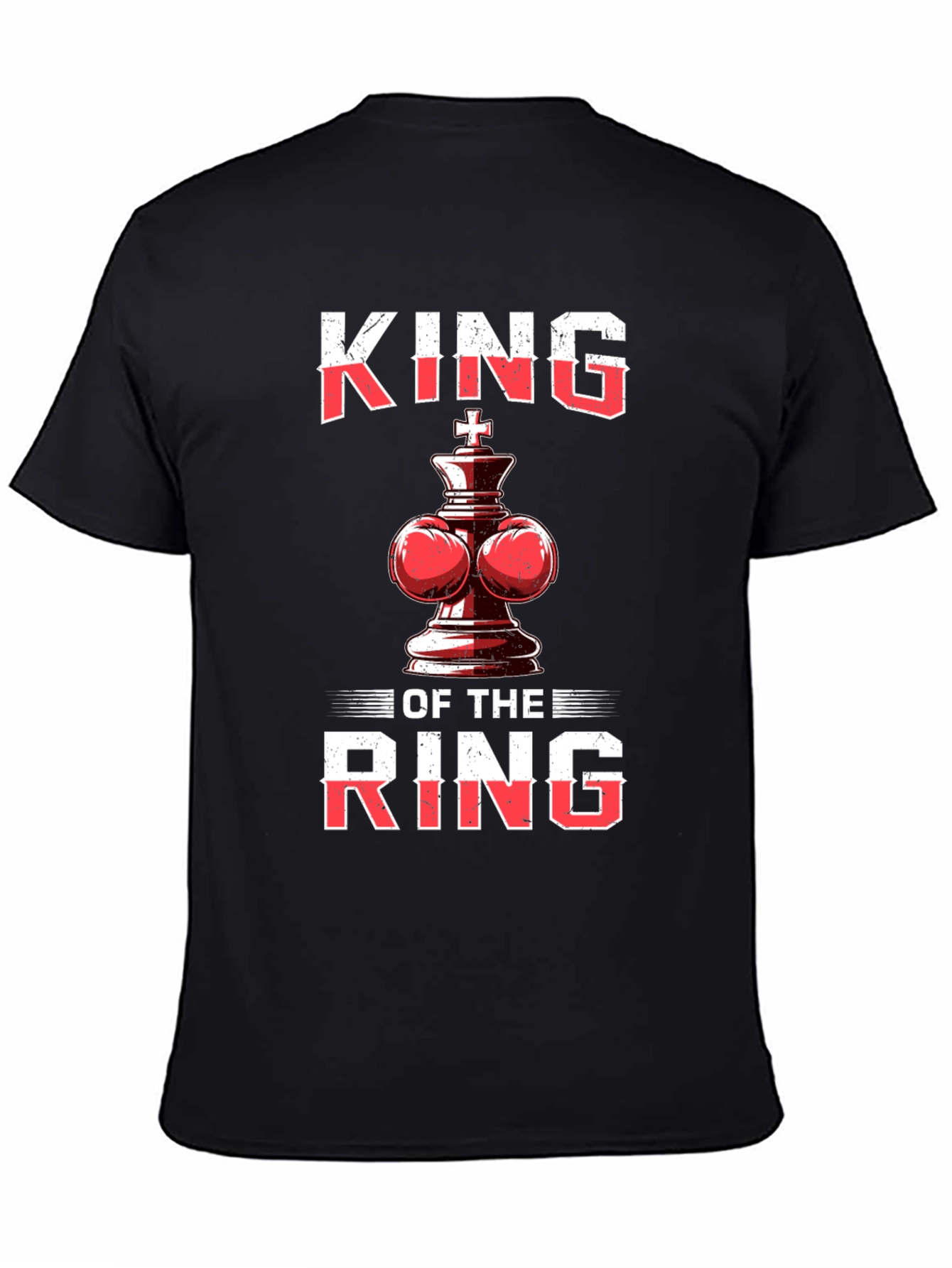 King of the Ring T-Shirt - Boxing Chess Piece