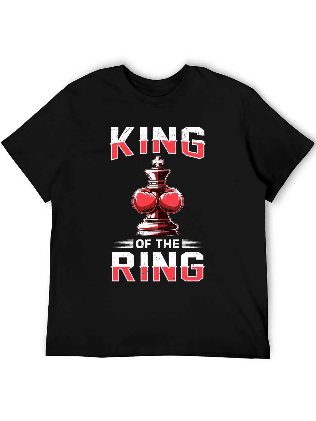 King of the Ring T-Shirt - Boxing Chess Piece