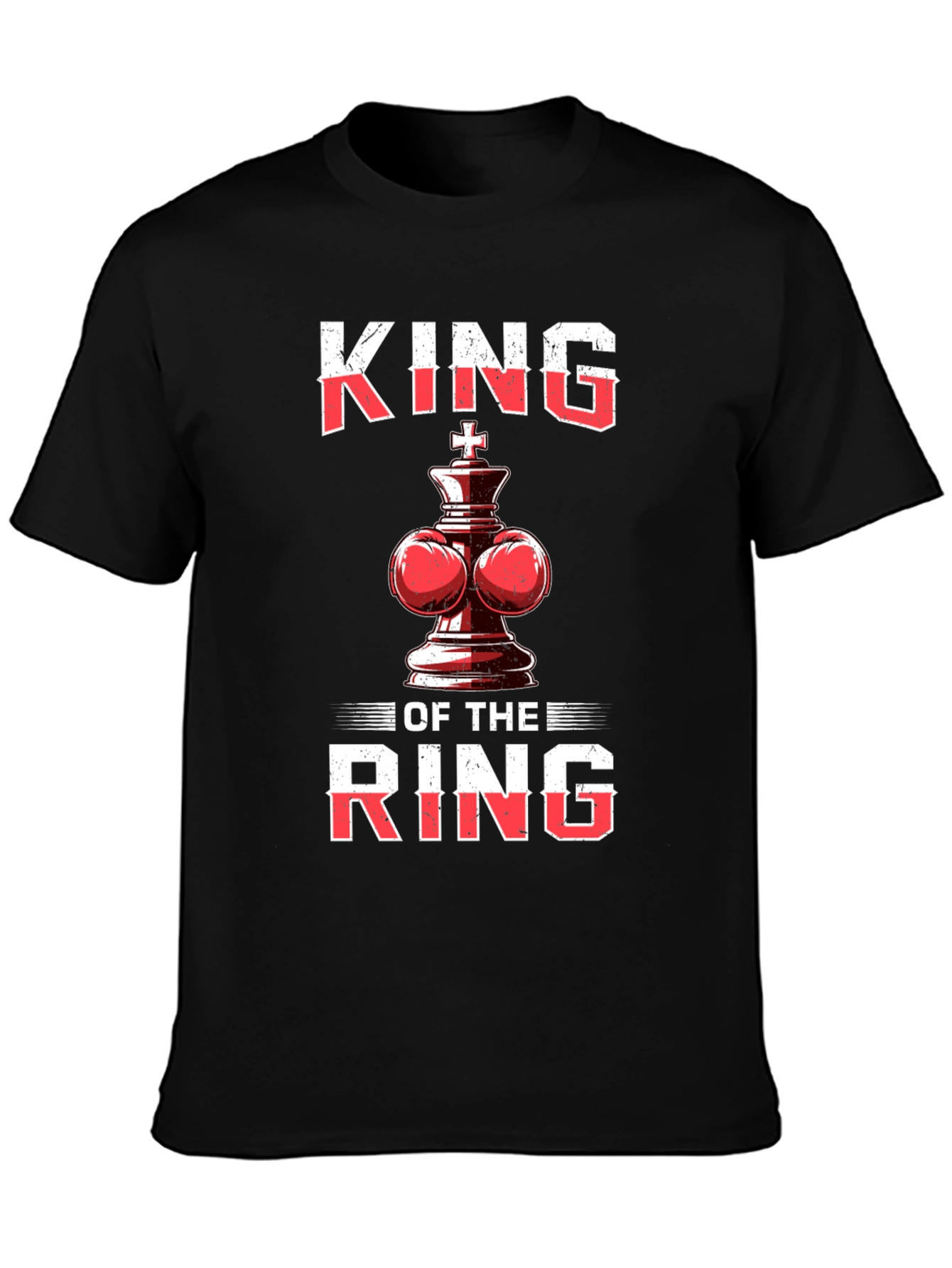 King of the Ring T-Shirt - Boxing Chess Piece