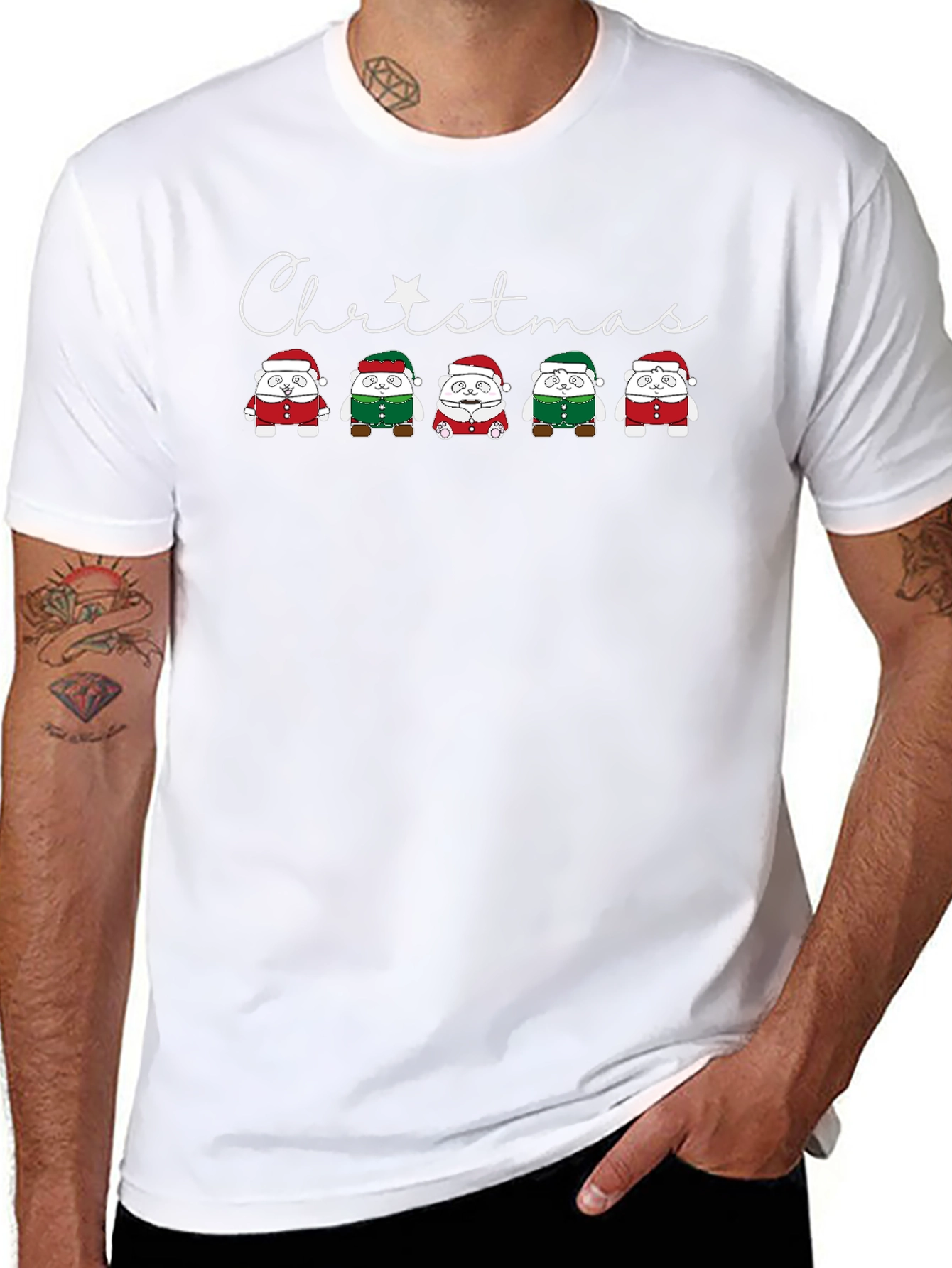 Christmas Panda T-Shirt