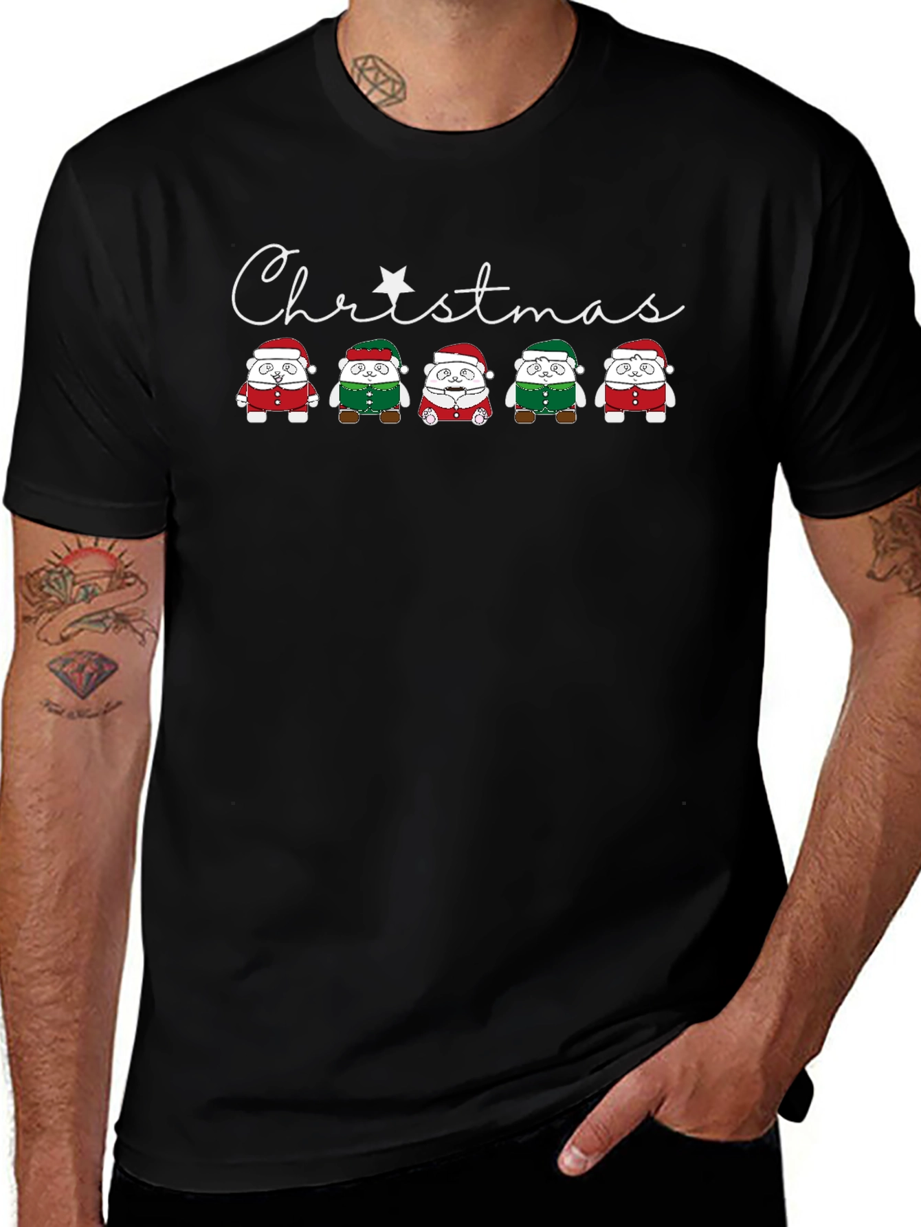 Christmas Panda T-Shirt