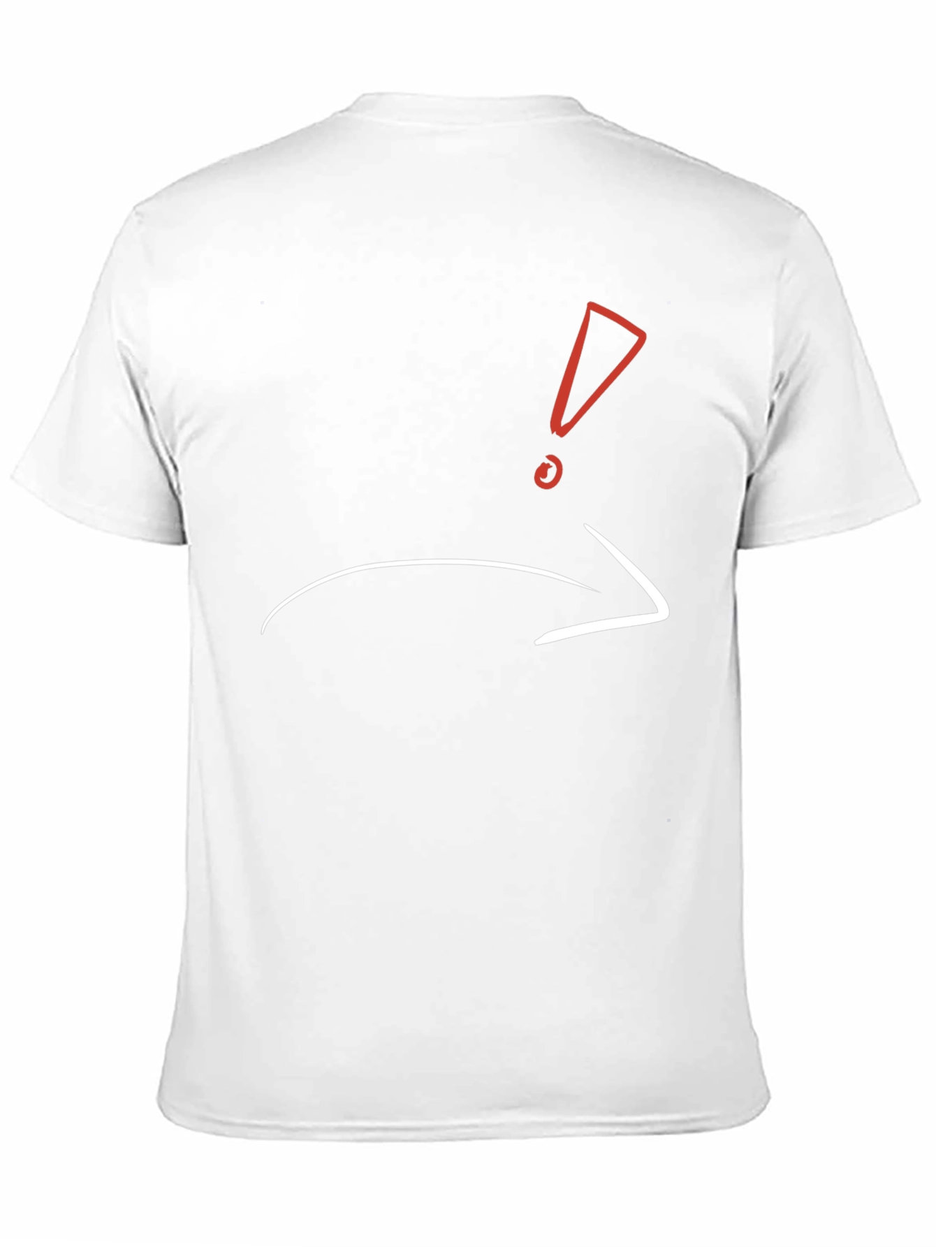 Mens Black T-shirt with Graphic Design