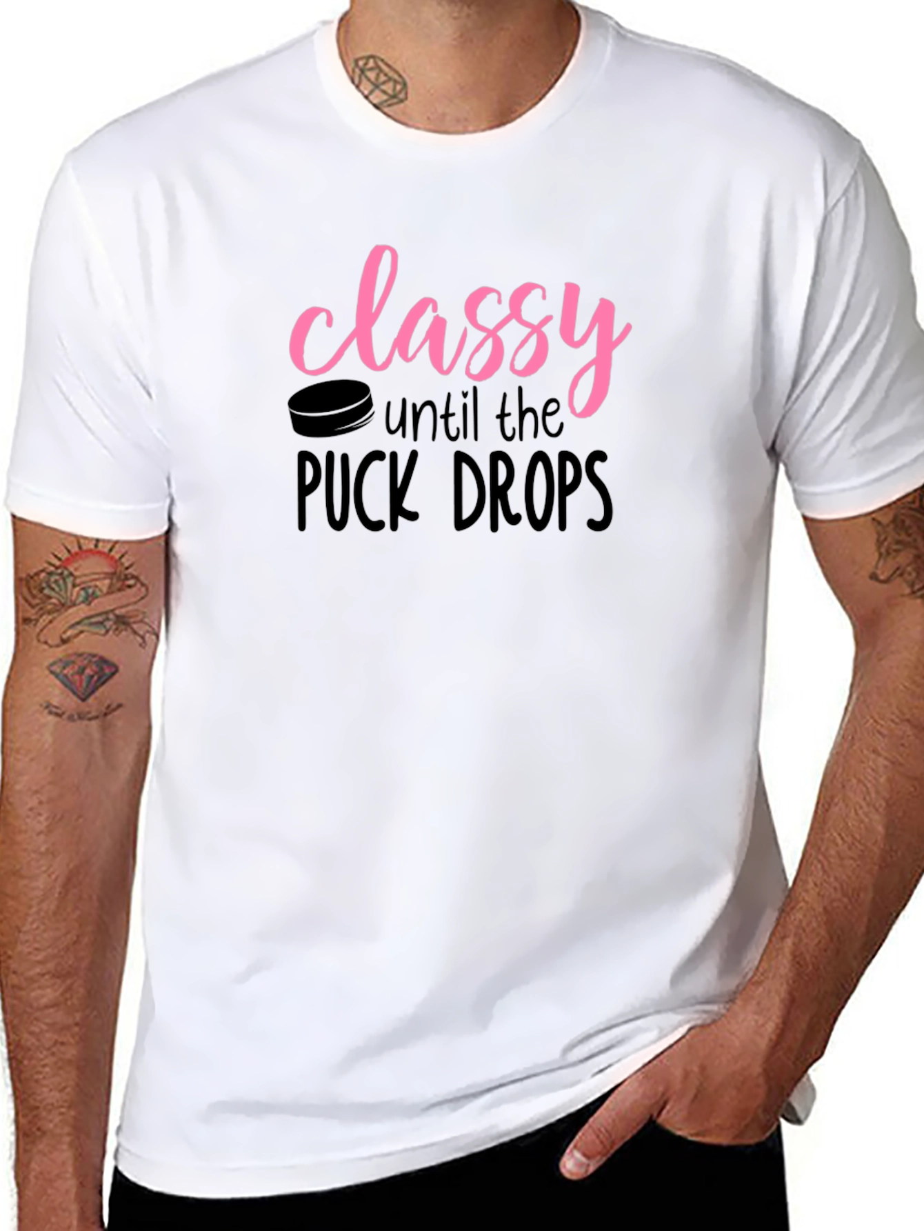 Classy Until The Puck Drops T-Shirt