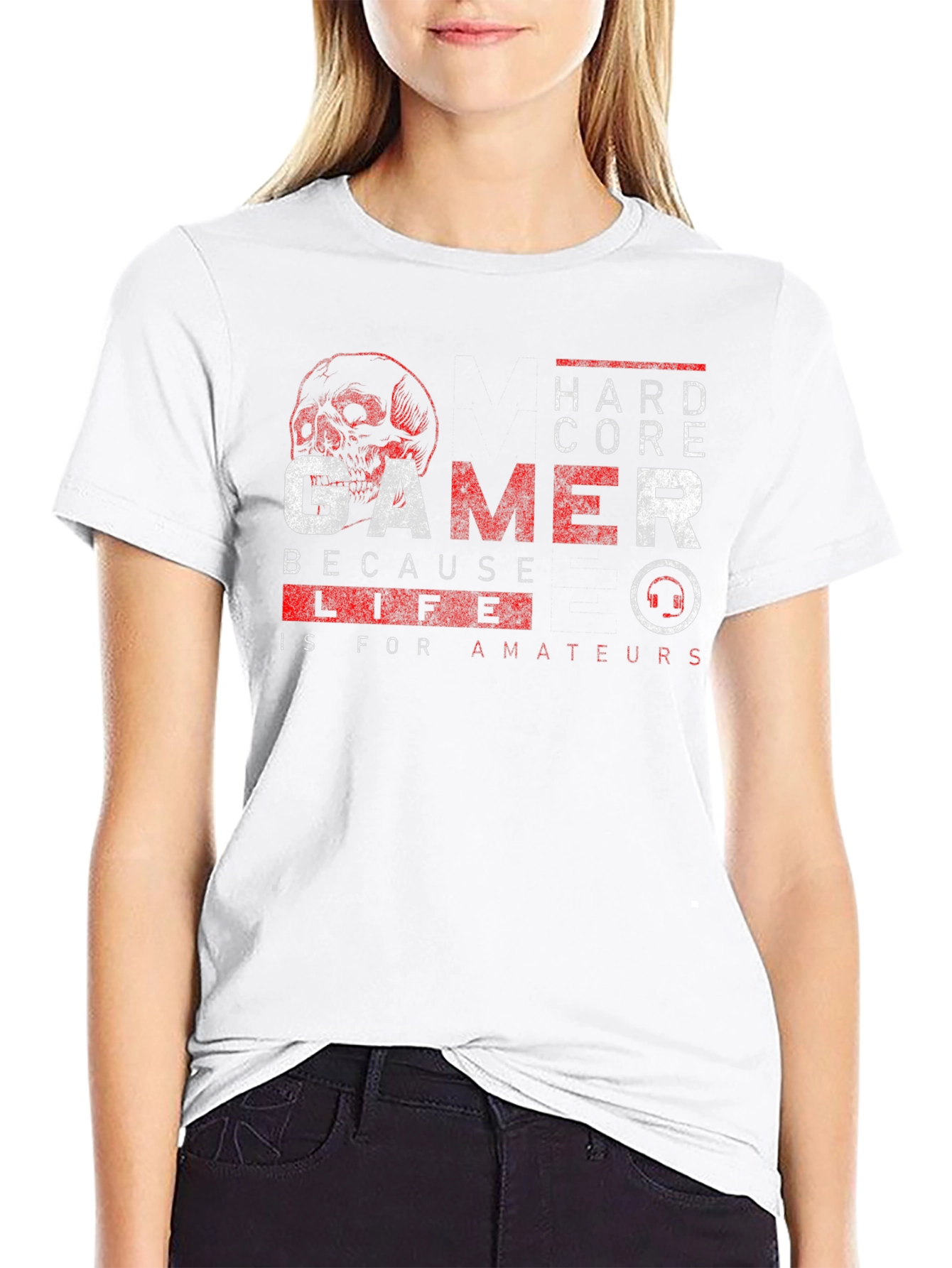 Hardcore Gamer Black T-Shirt
