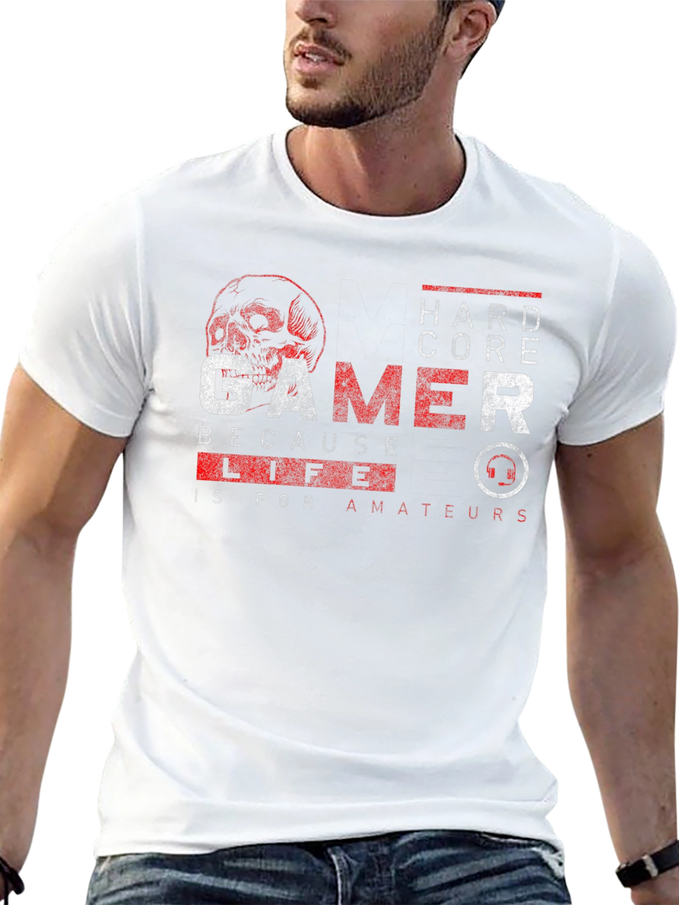 Hardcore Gamer Black T-Shirt
