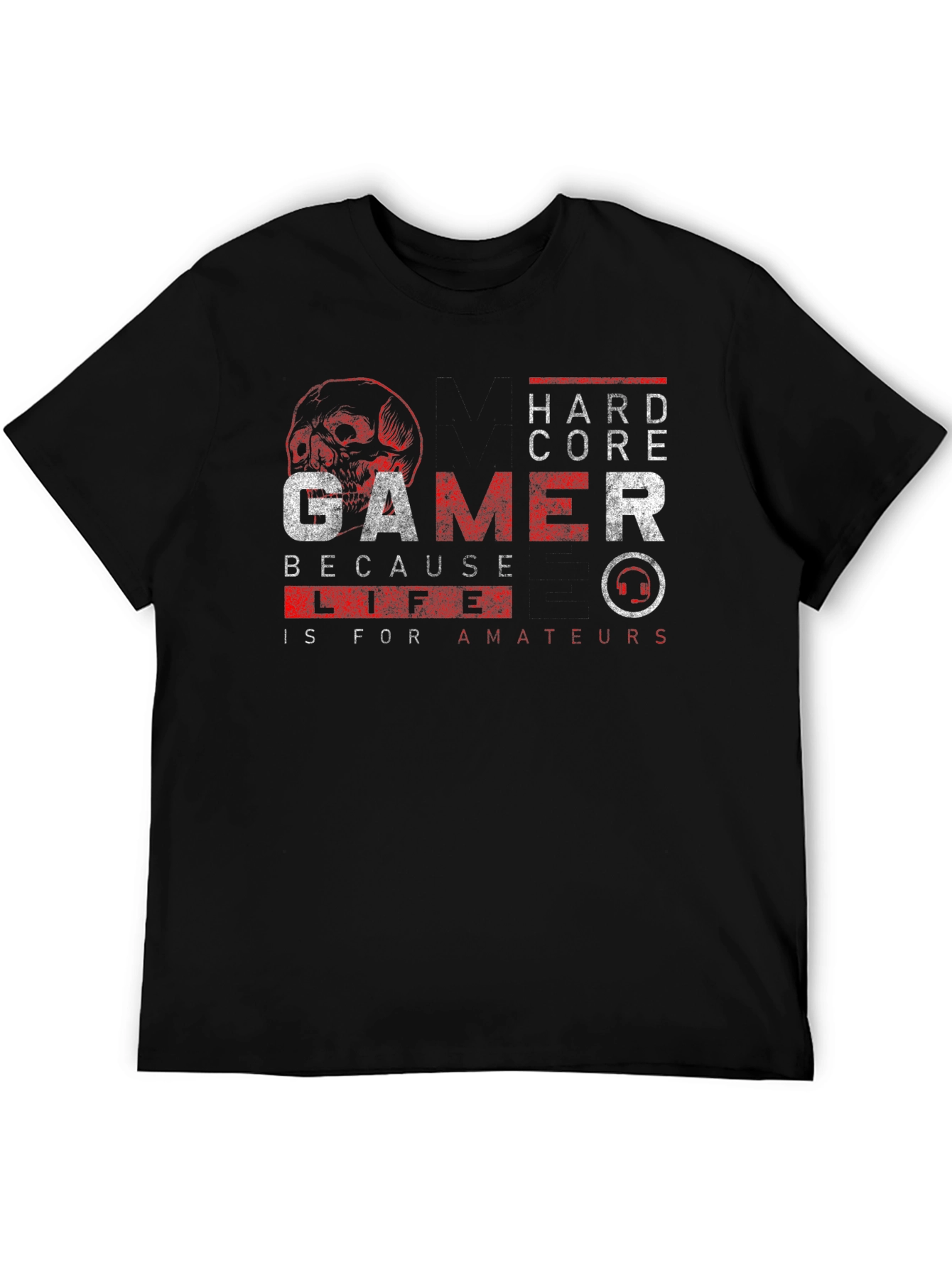 Hardcore Gamer Black T-Shirt