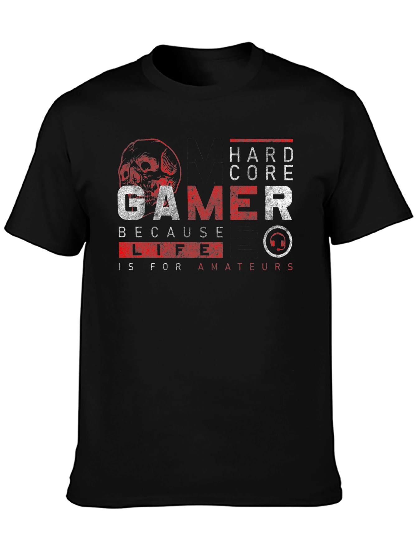 Hardcore Gamer Black T-Shirt