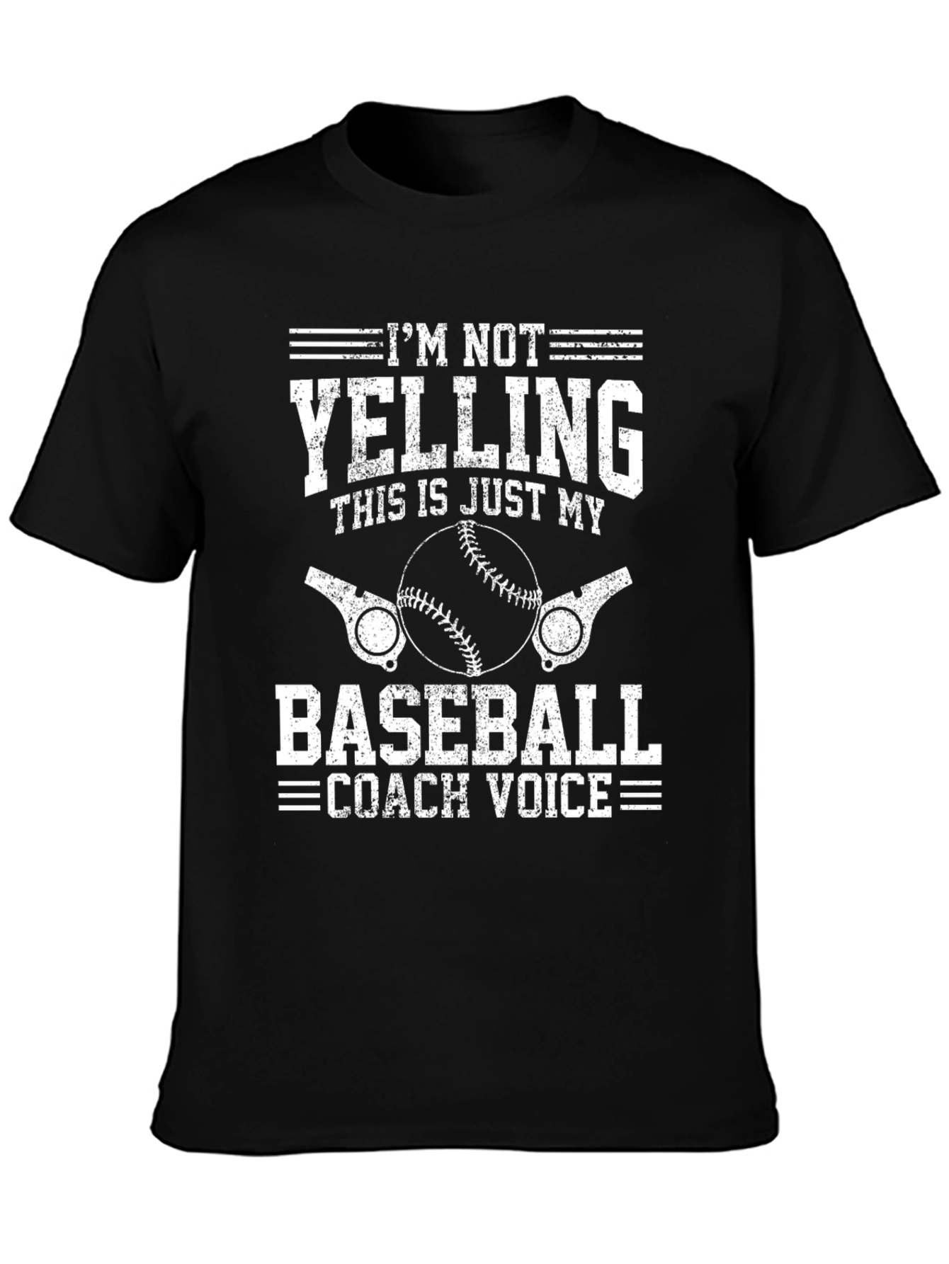 Baseball Coach Voice T-Shirt - Funny Baseball Tee