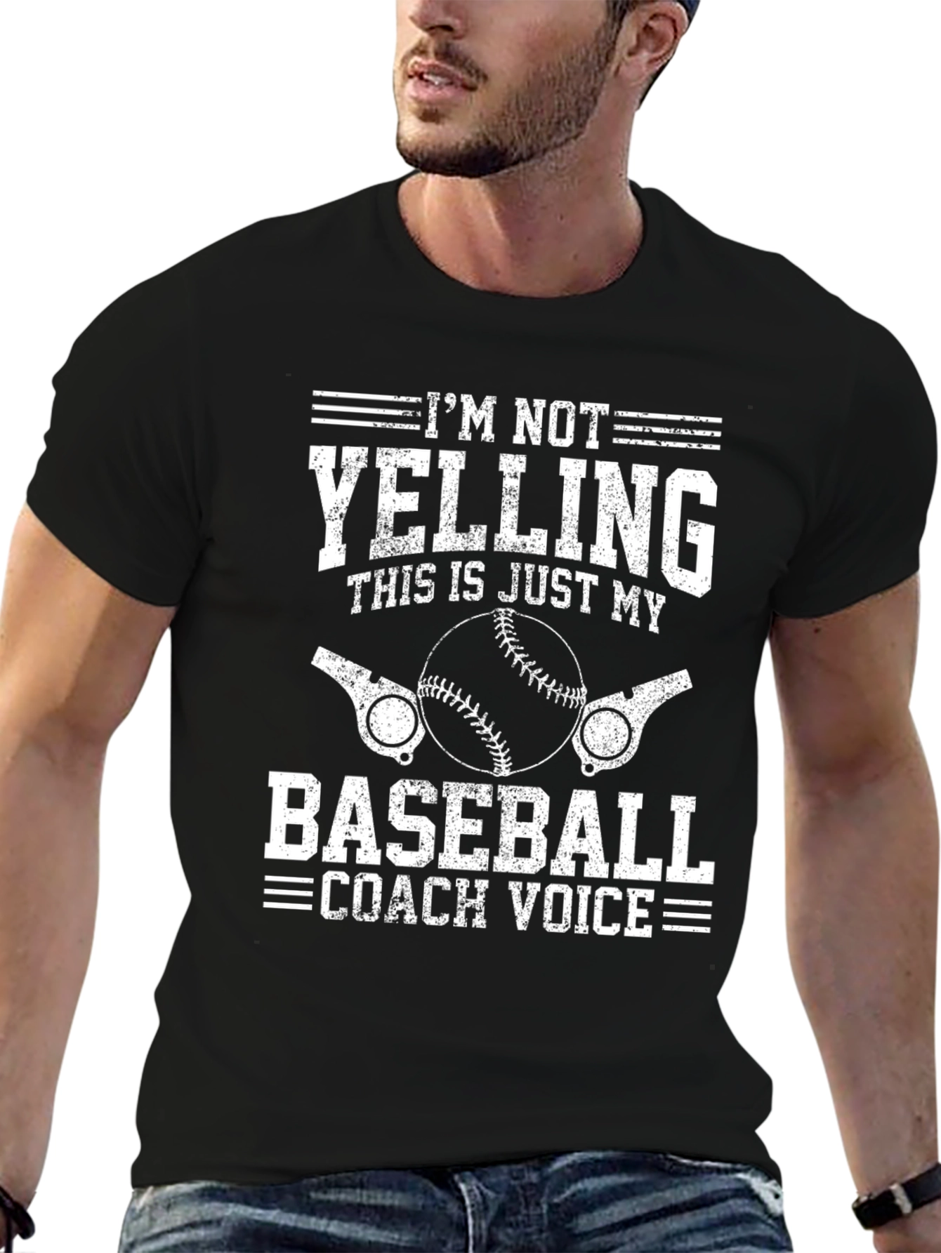 Baseball Coach Voice T-Shirt - Funny Baseball Tee