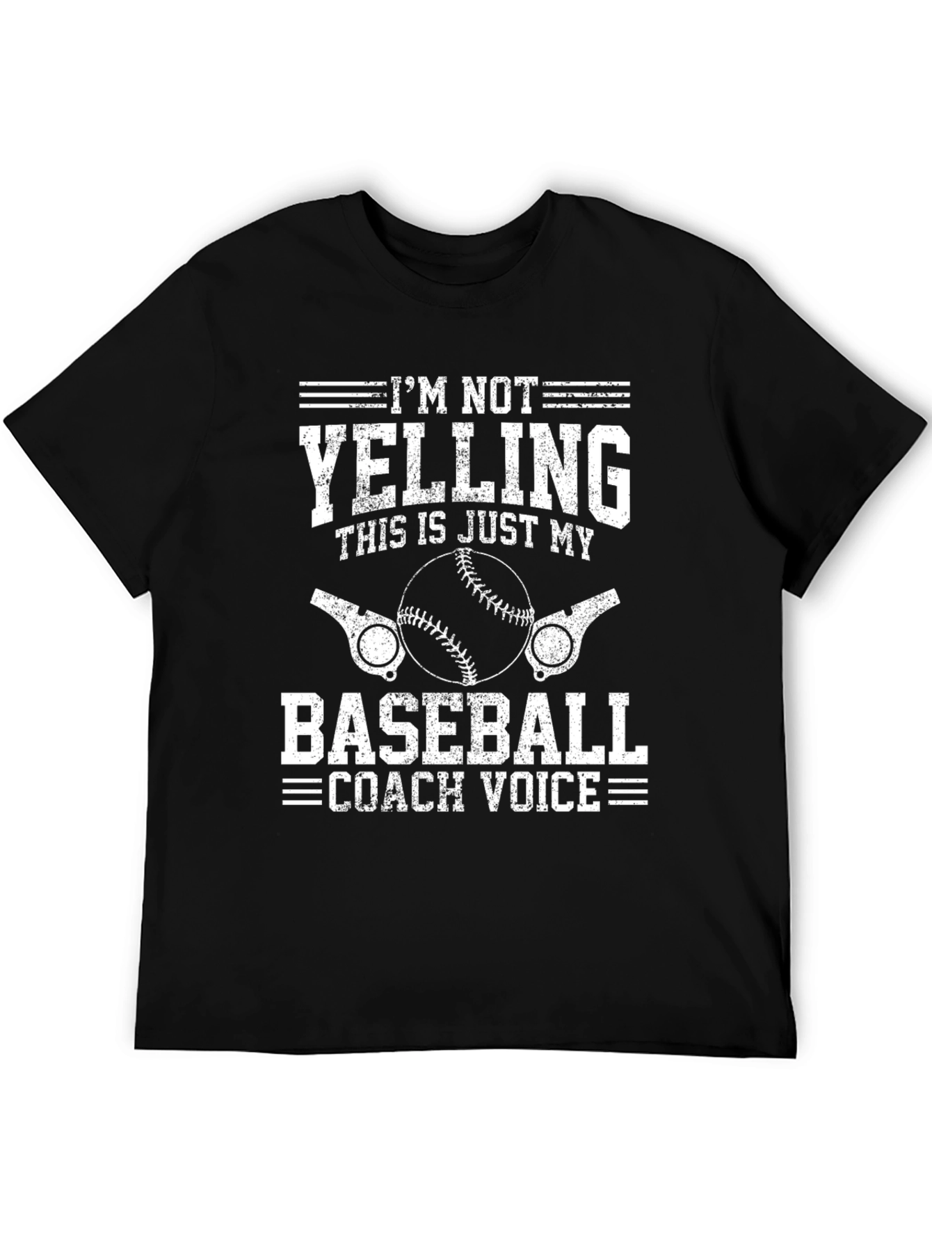 Baseball Coach Voice T-Shirt - Funny Baseball Tee