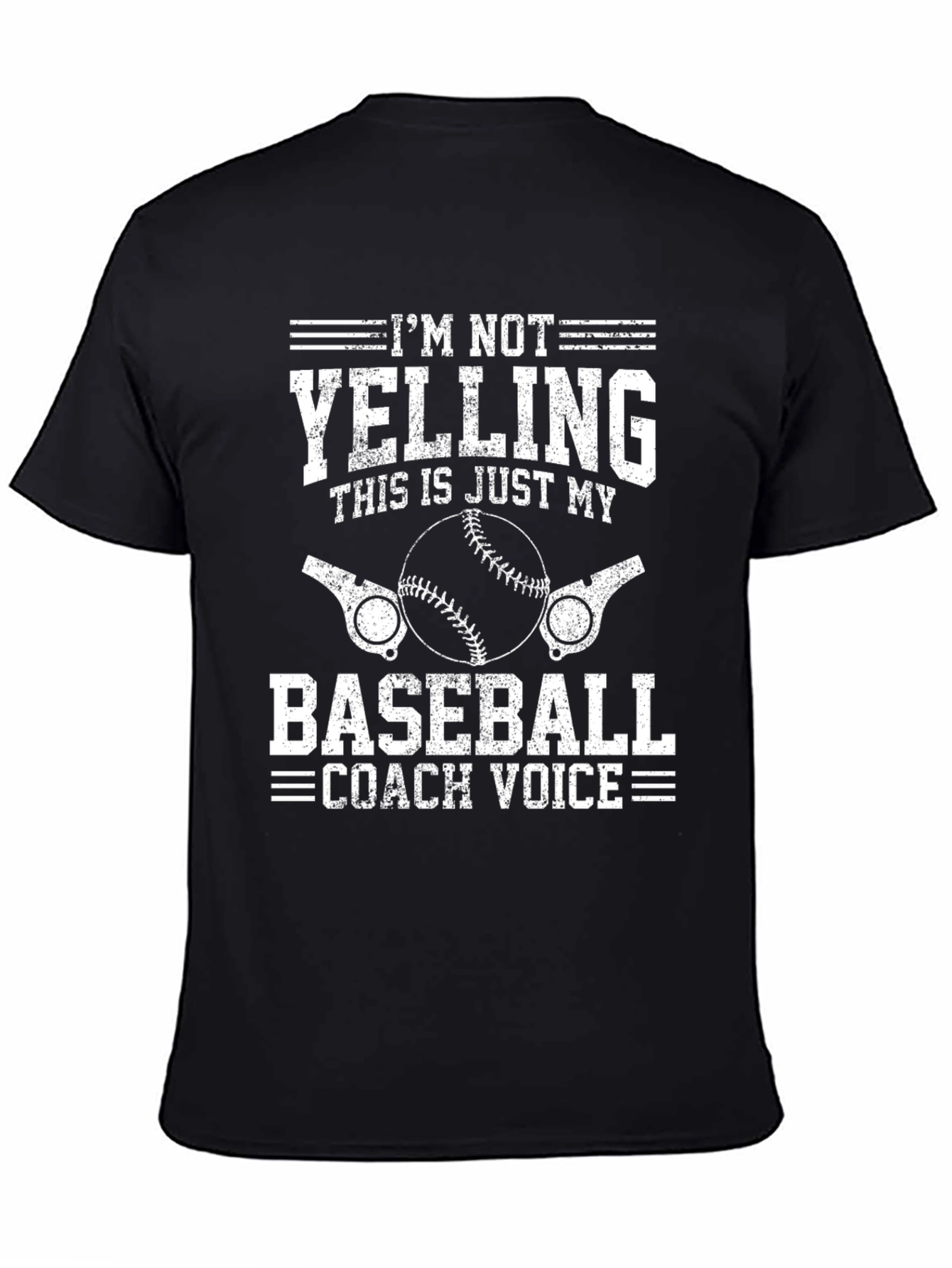 Baseball Coach Voice T-Shirt - Funny Baseball Tee
