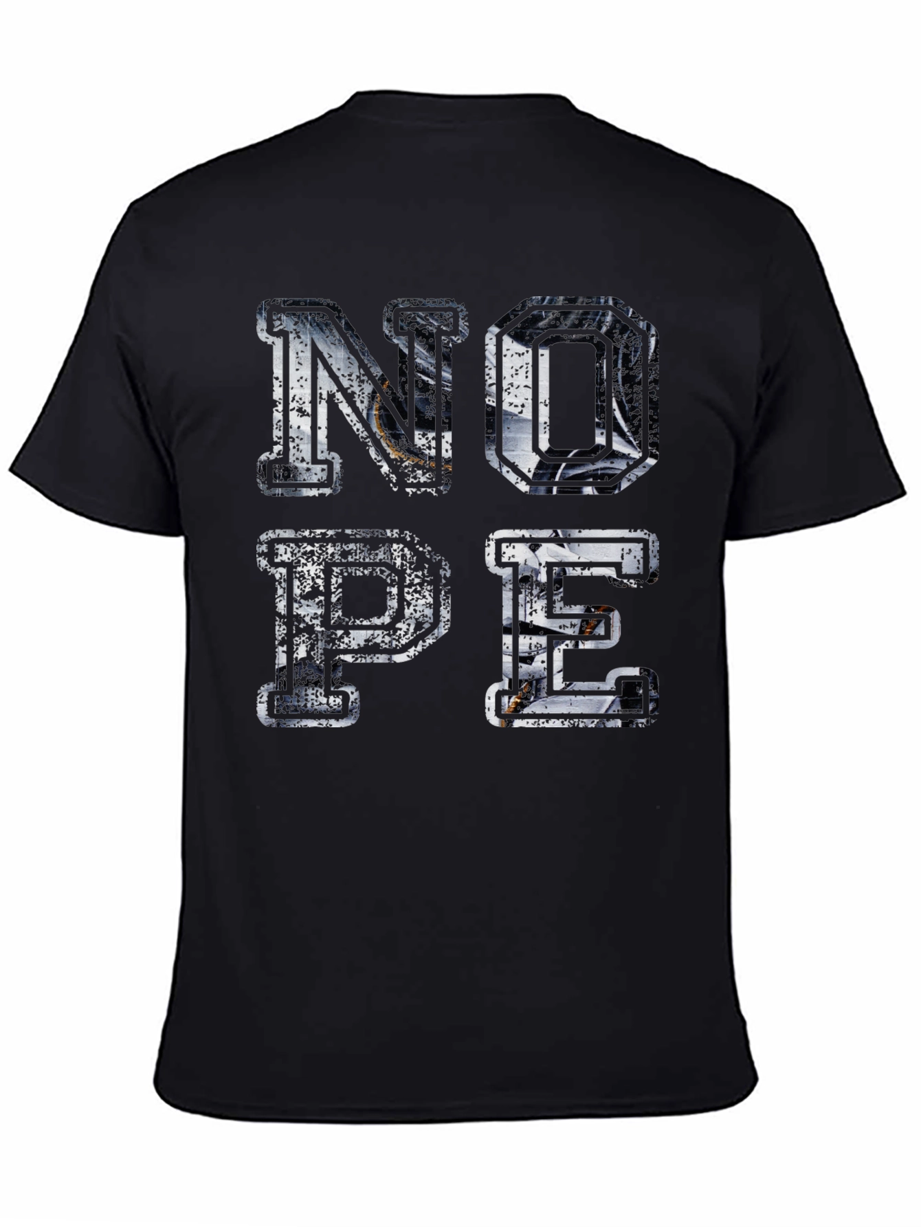 NOPE Graphic Tee - Mens Black T-Shirt