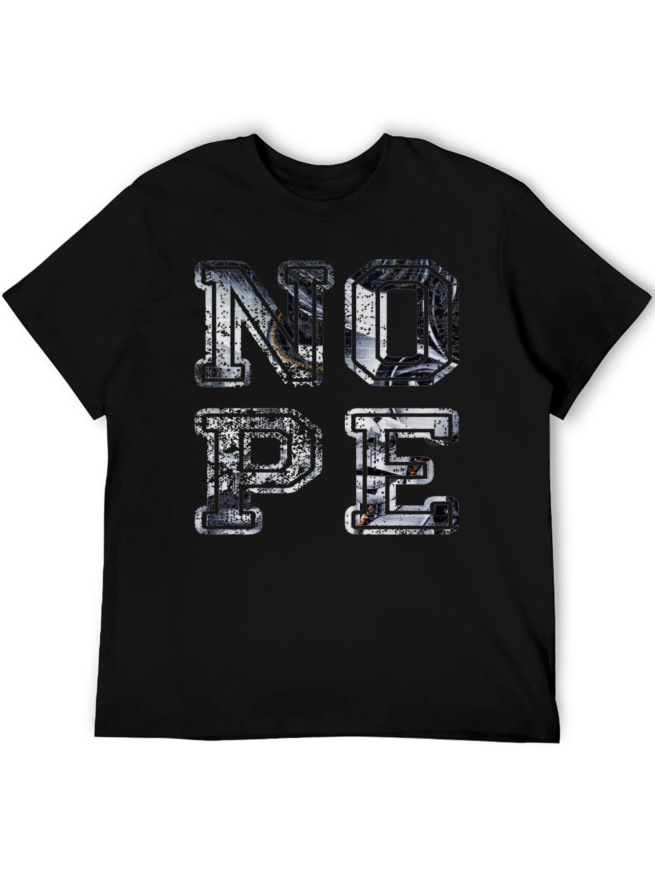 NOPE Graphic Tee - Mens Black T-Shirt