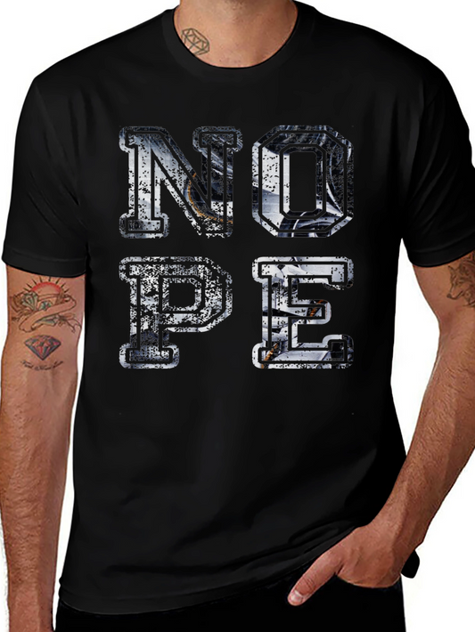 NOPE Graphic Tee - Mens Black T-Shirt