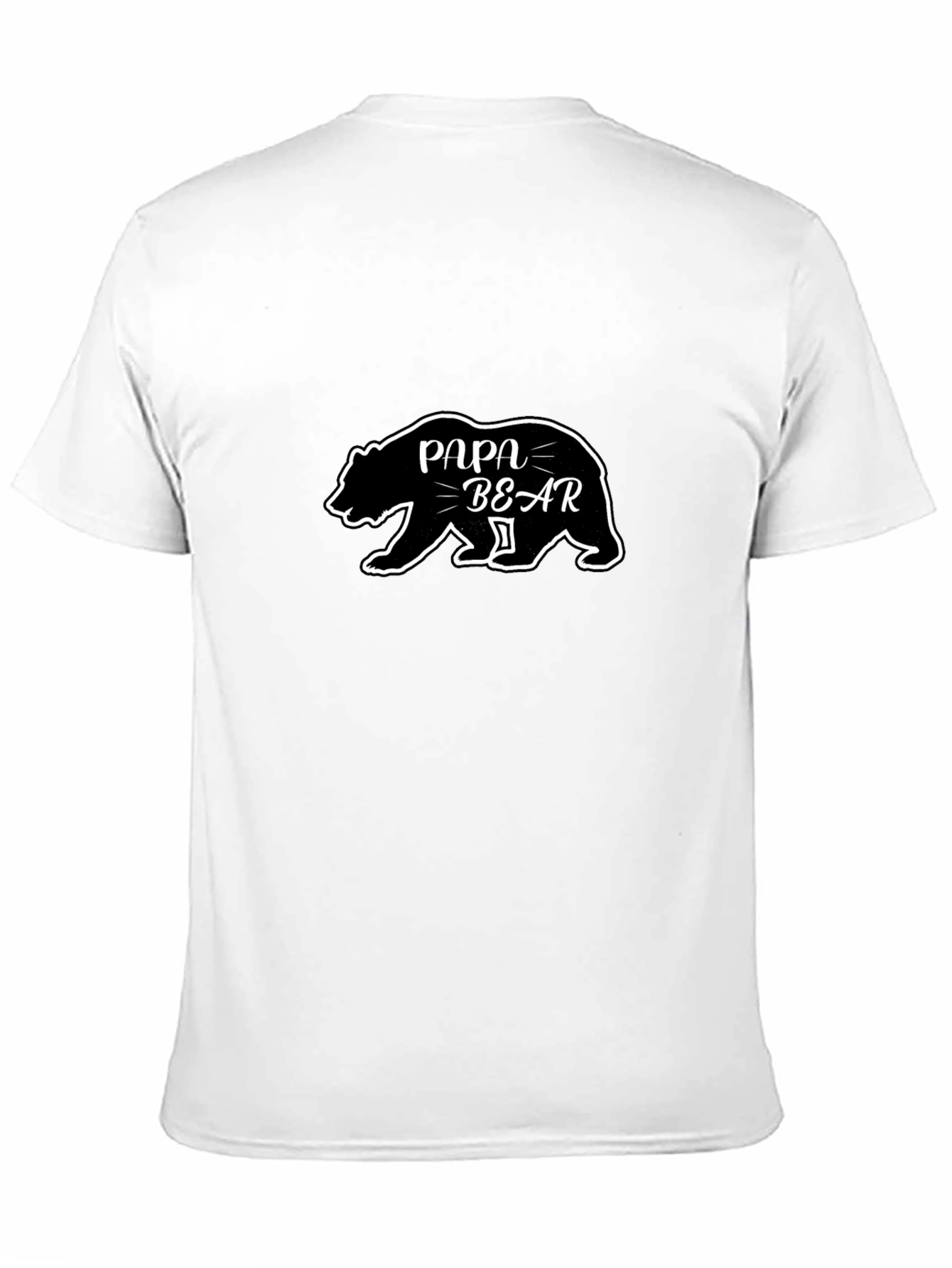 Papa Bear Black T-Shirt