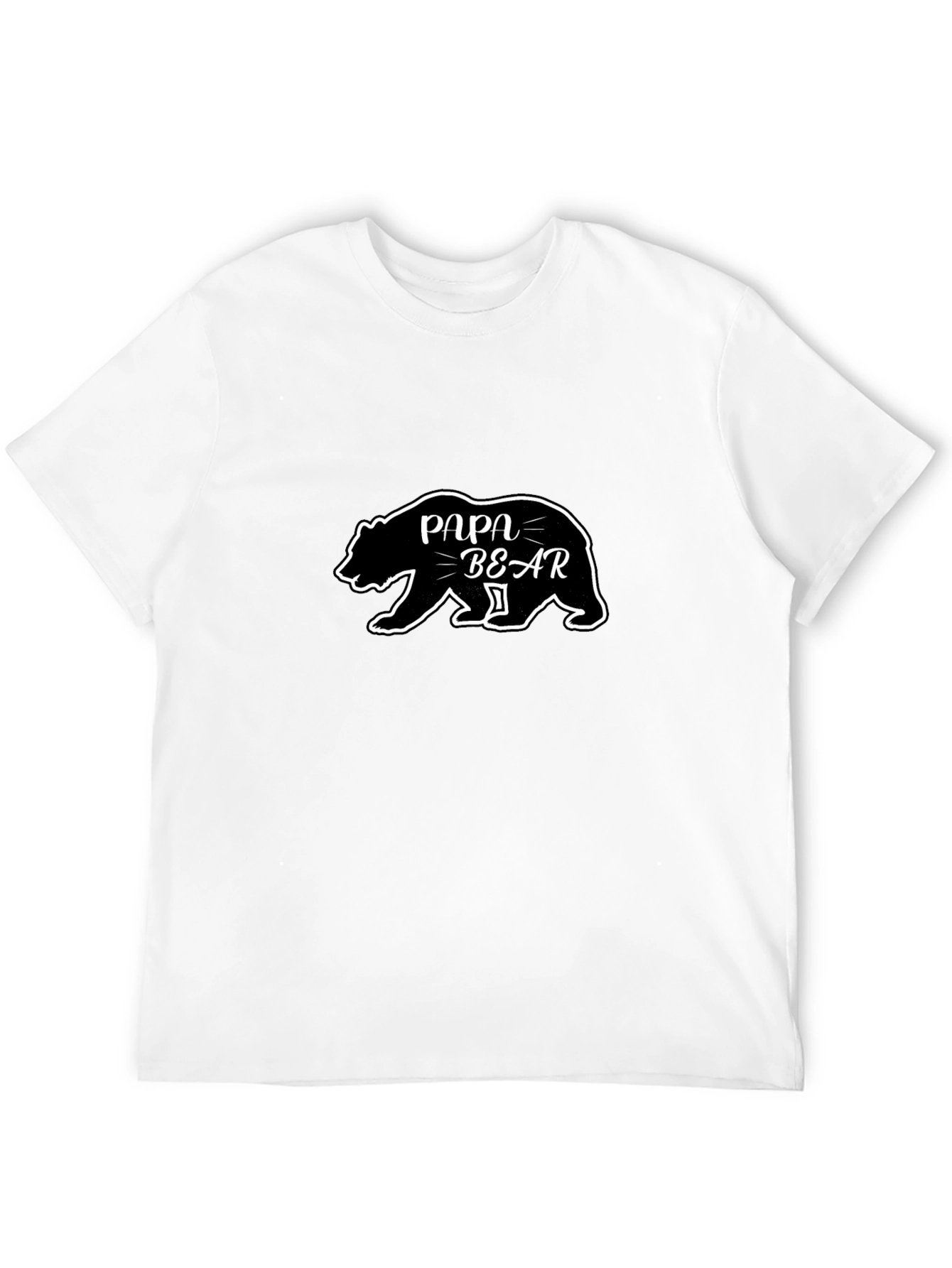 Papa Bear Black T-Shirt