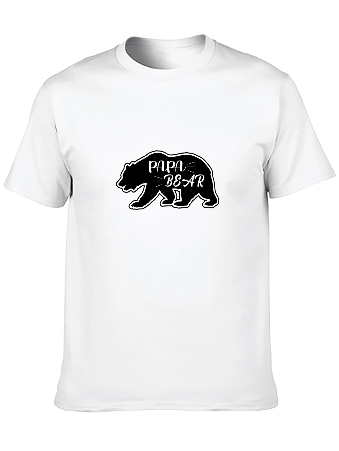 Papa Bear Black T-Shirt