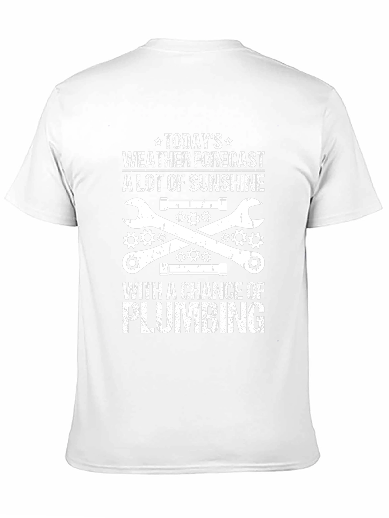Plumbing Weather Forecast Graphic T-Shirt