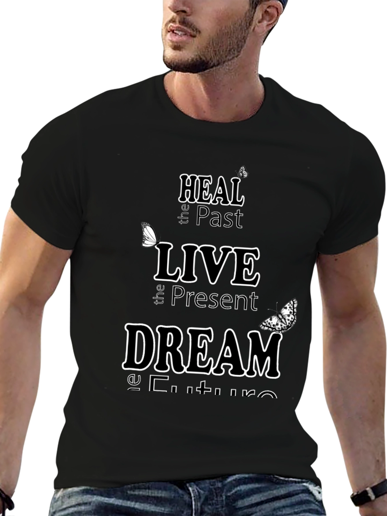 Heal Live Dream Graphic T-Shirt